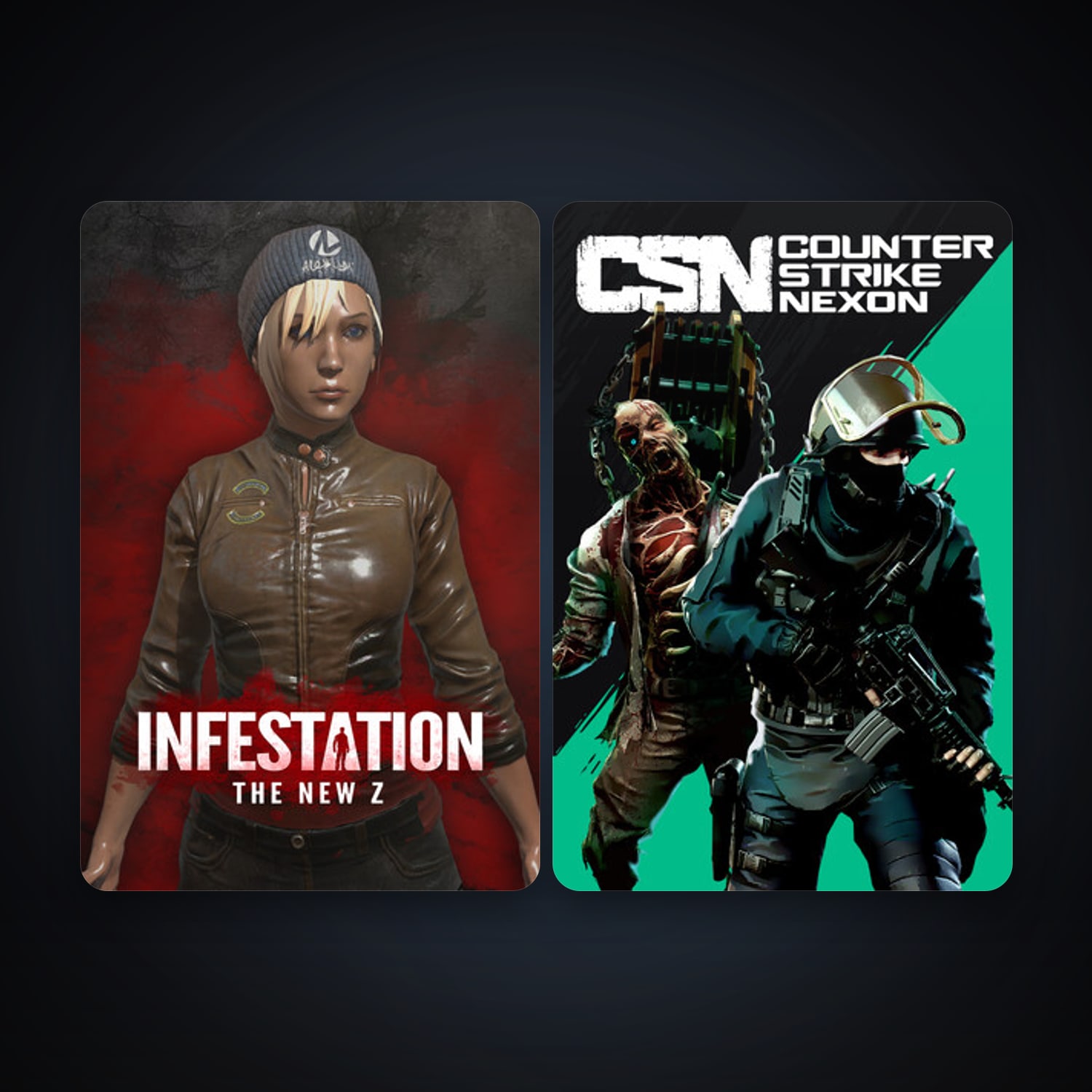 Infestation: The New Z & Counter-Strike Nexon: Studio | Clean — HabibiAccounts