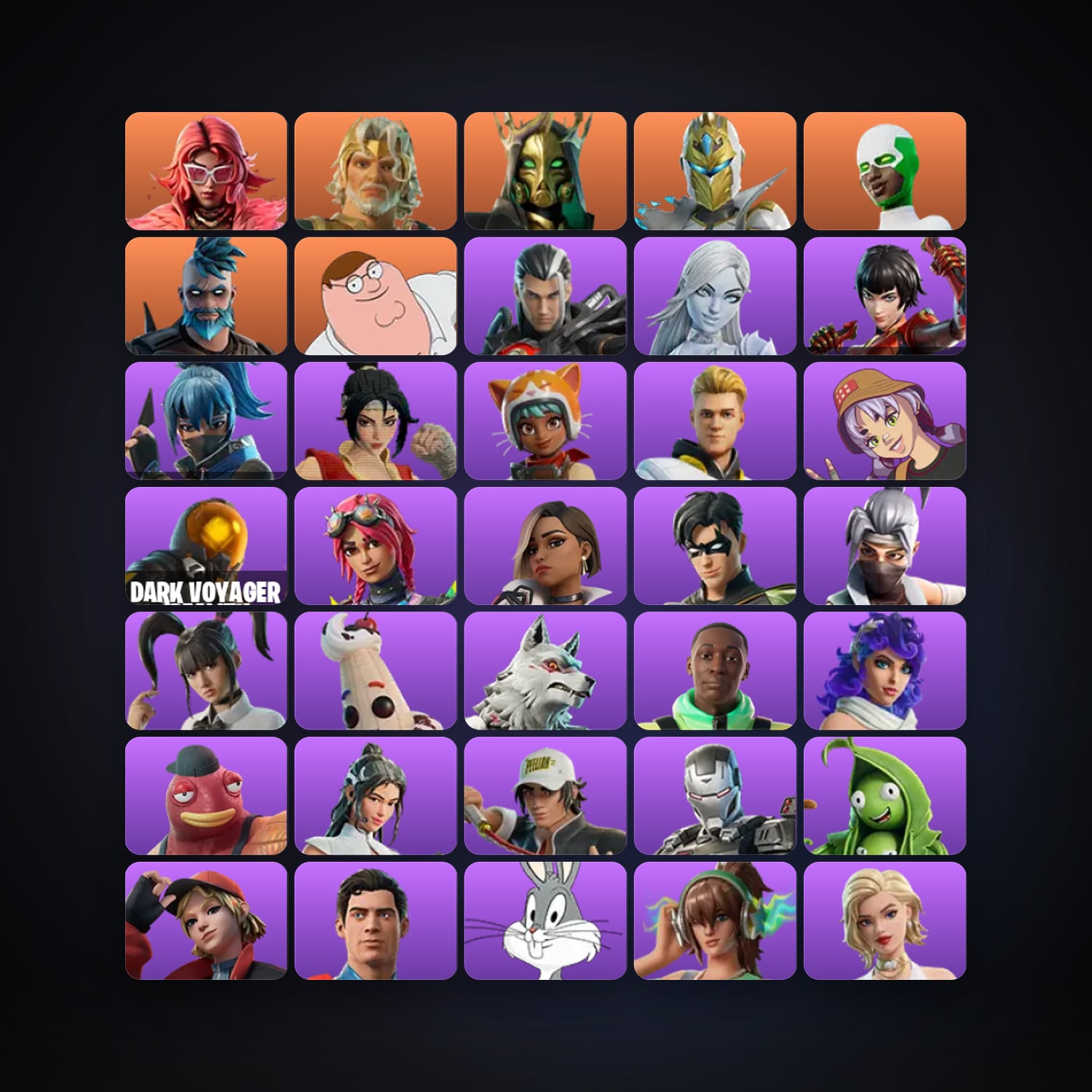 Fortnite | 147 Skins | 2.6K V-Bucks | Level 3248 | 480 Wins — HabibiAccounts
