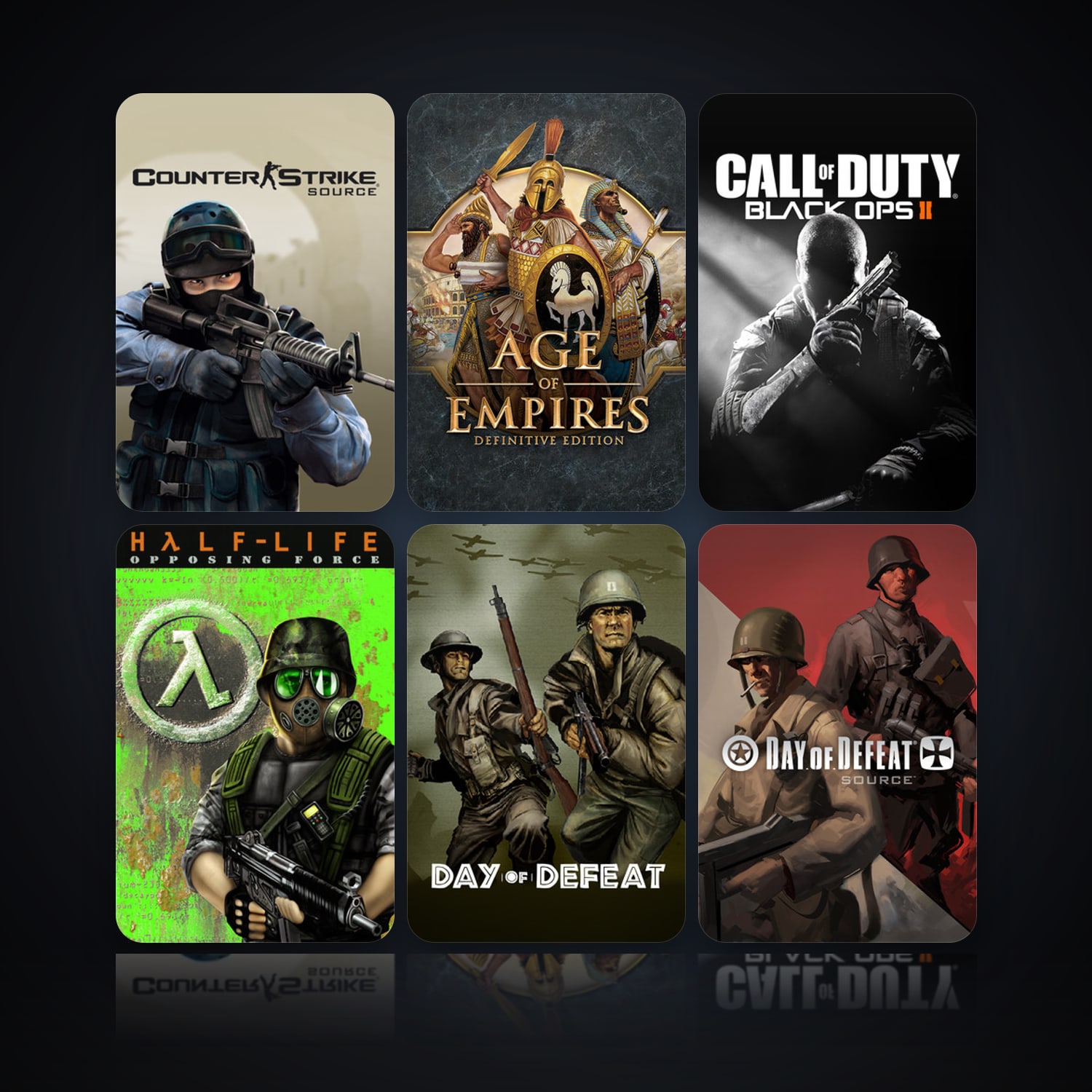 Counter-Strike: Source & Call of Duty: Black Ops II - Multiplayer | Level 11 | 27 Games | Clean — HabibiAccounts