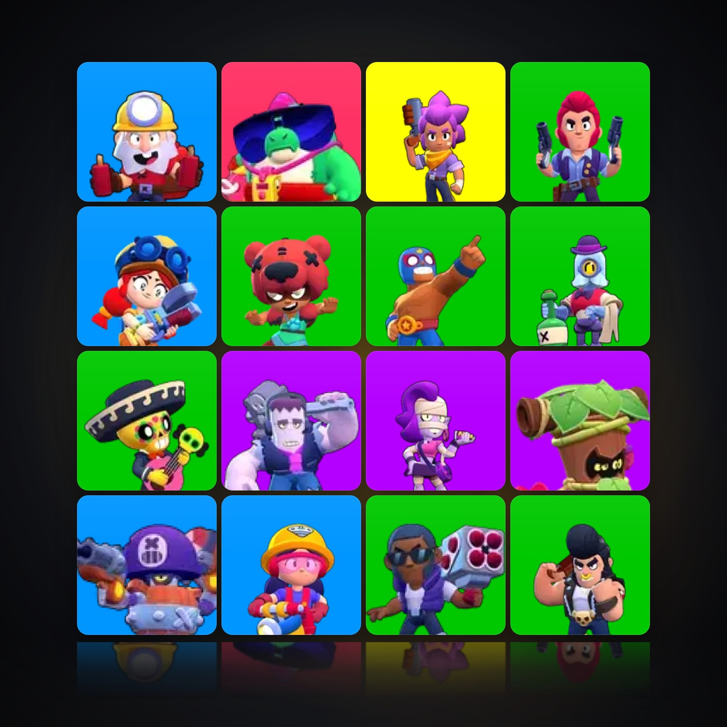 16 Brawlers | 1.1K Trophies — HabibiAccounts