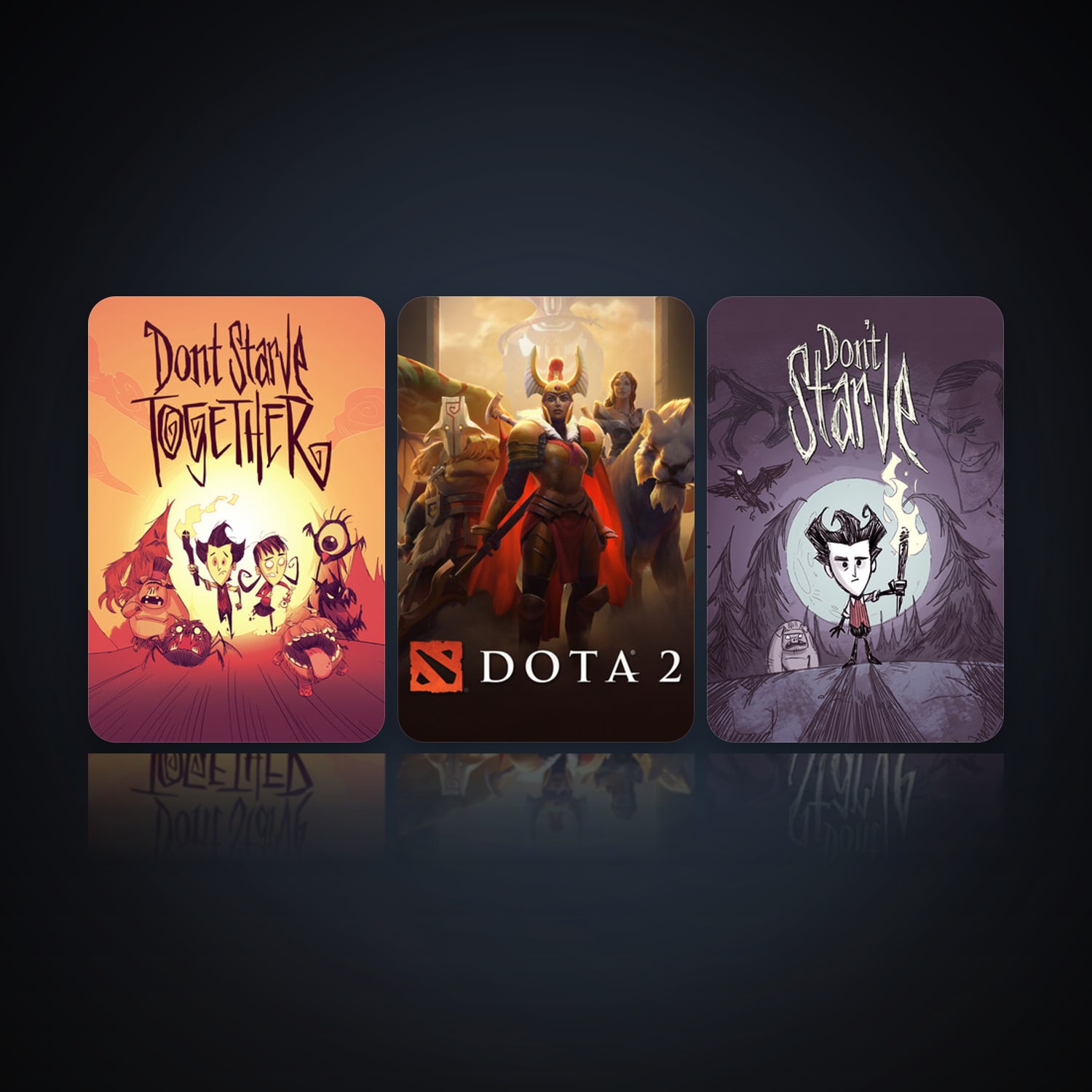 هالحساب ستيم فلين، Dota 2 وDon't Starve، 4 لعبة، صامد واضح — HabibiAccounts