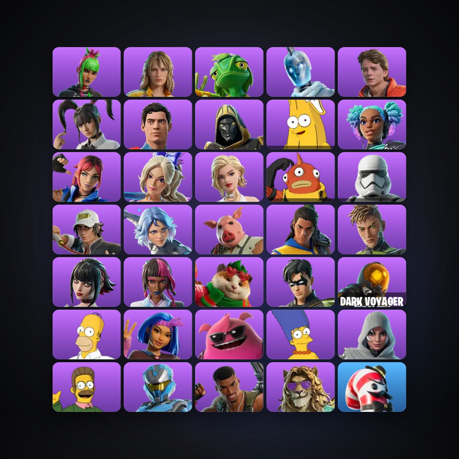 Fortnite | 37 Skins | 400 V-Bucks | Level 1087 | 81 Wins — HabibiAccounts