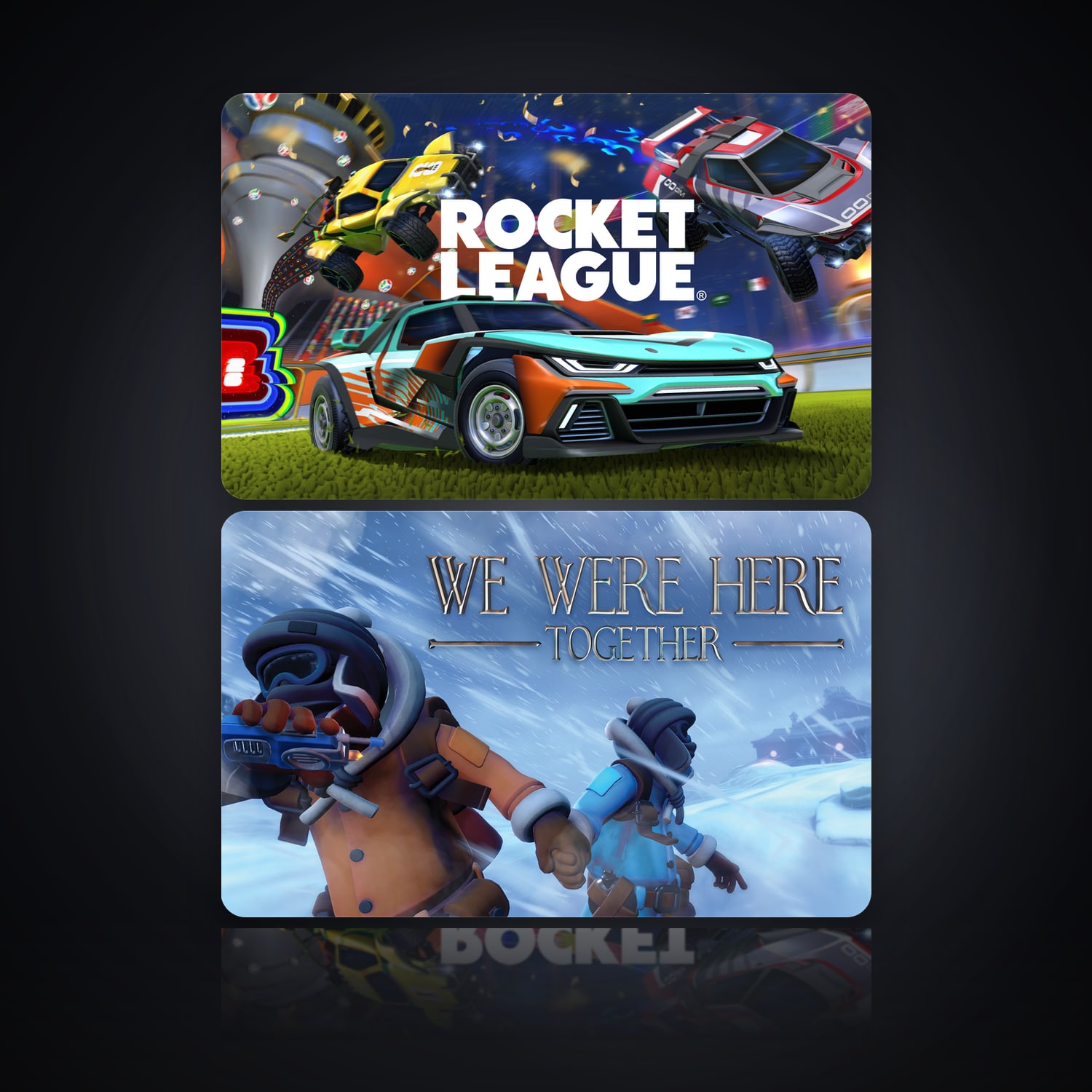 Rocket League & We Were Here Together | 2 Games — HabibiAccounts
