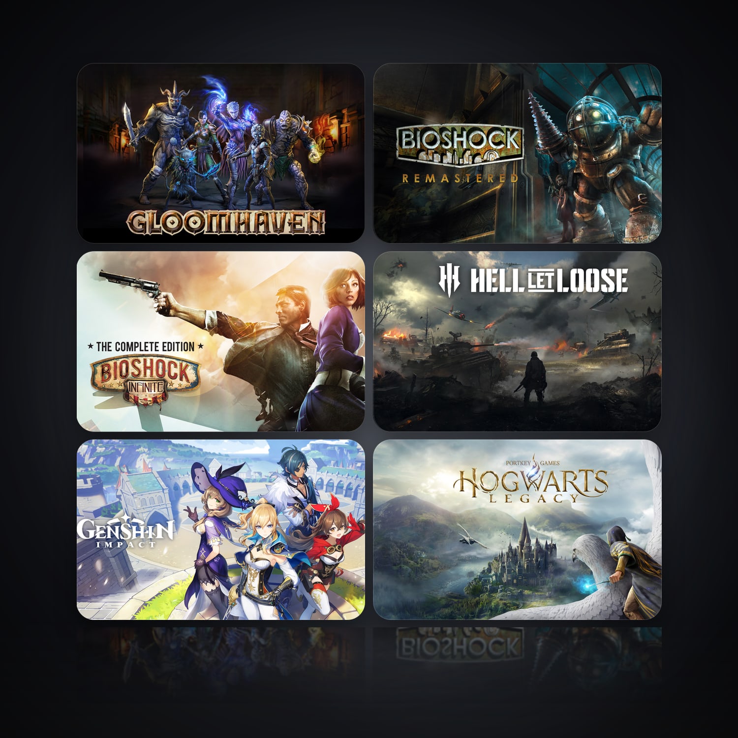 Gloomhaven & BioShock Remastered | 15 Games — HabibiAccounts