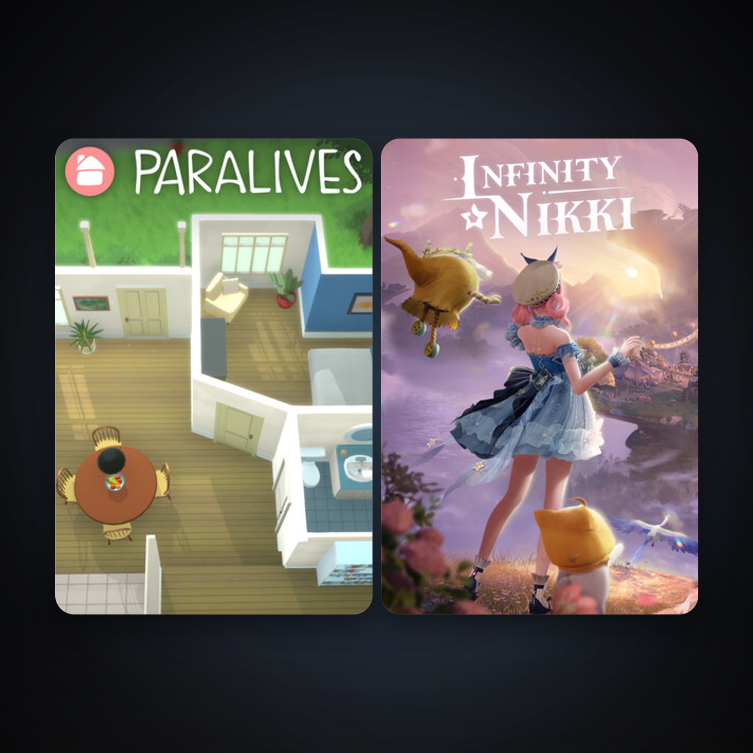 Paralives + Infinity Nikki, 3 games, clean — HabibiAccounts