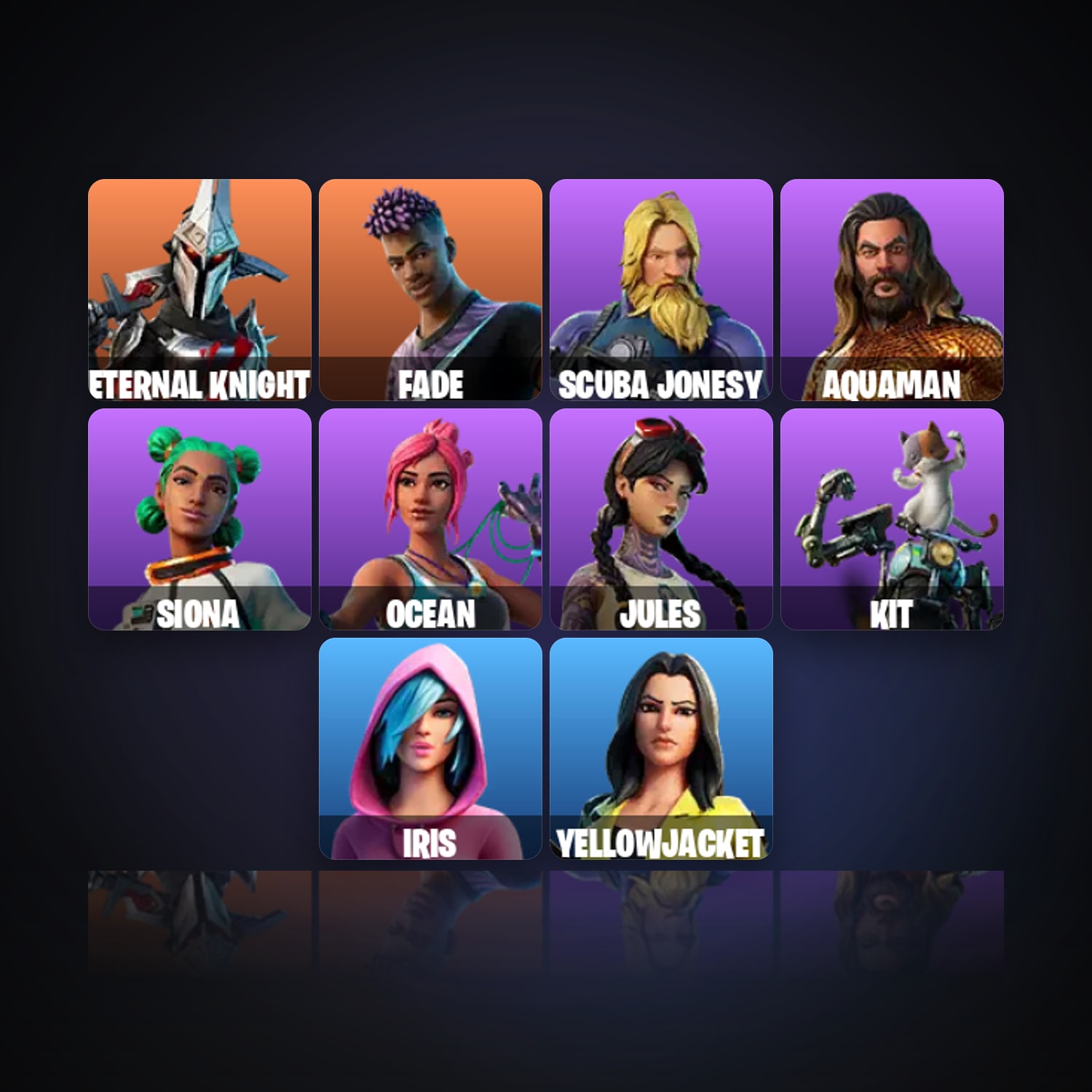 Fortnite | 11 Skins | 150 V-Bucks | Level 290 | 96 Wins — HabibiAccounts