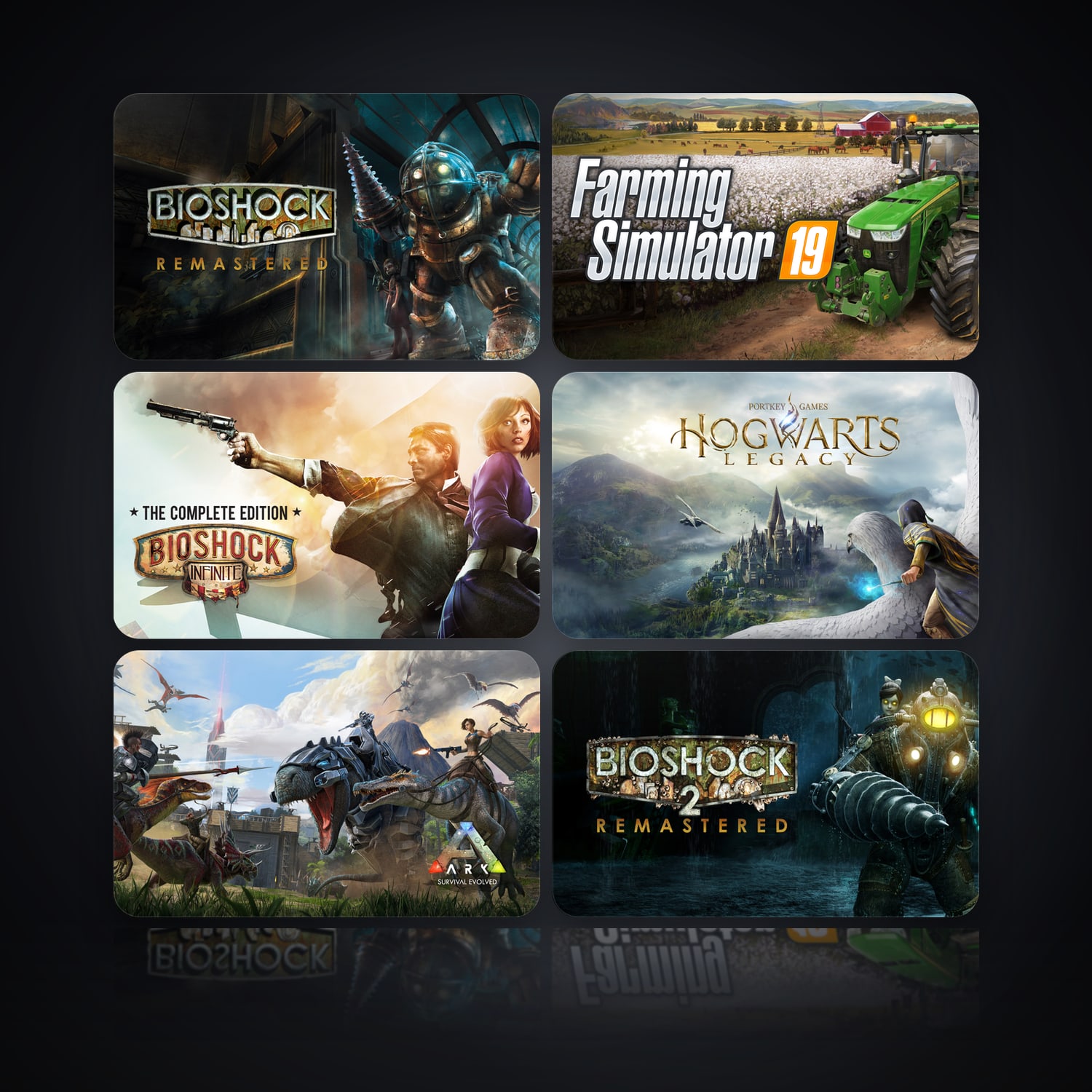 BioShock Remastered & Farming Simulator 19 | 10 Games — HabibiAccounts
