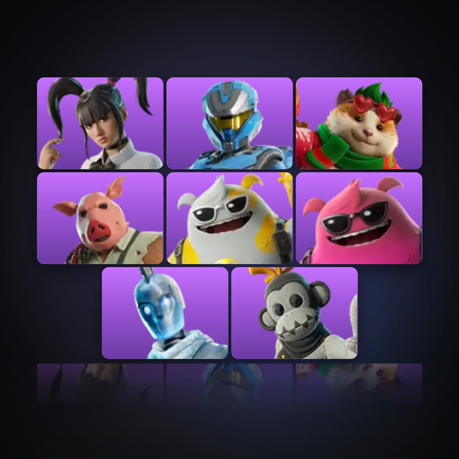 Fortnite | 8 Skins | Level 1291 | 60 Wins — HabibiAccounts