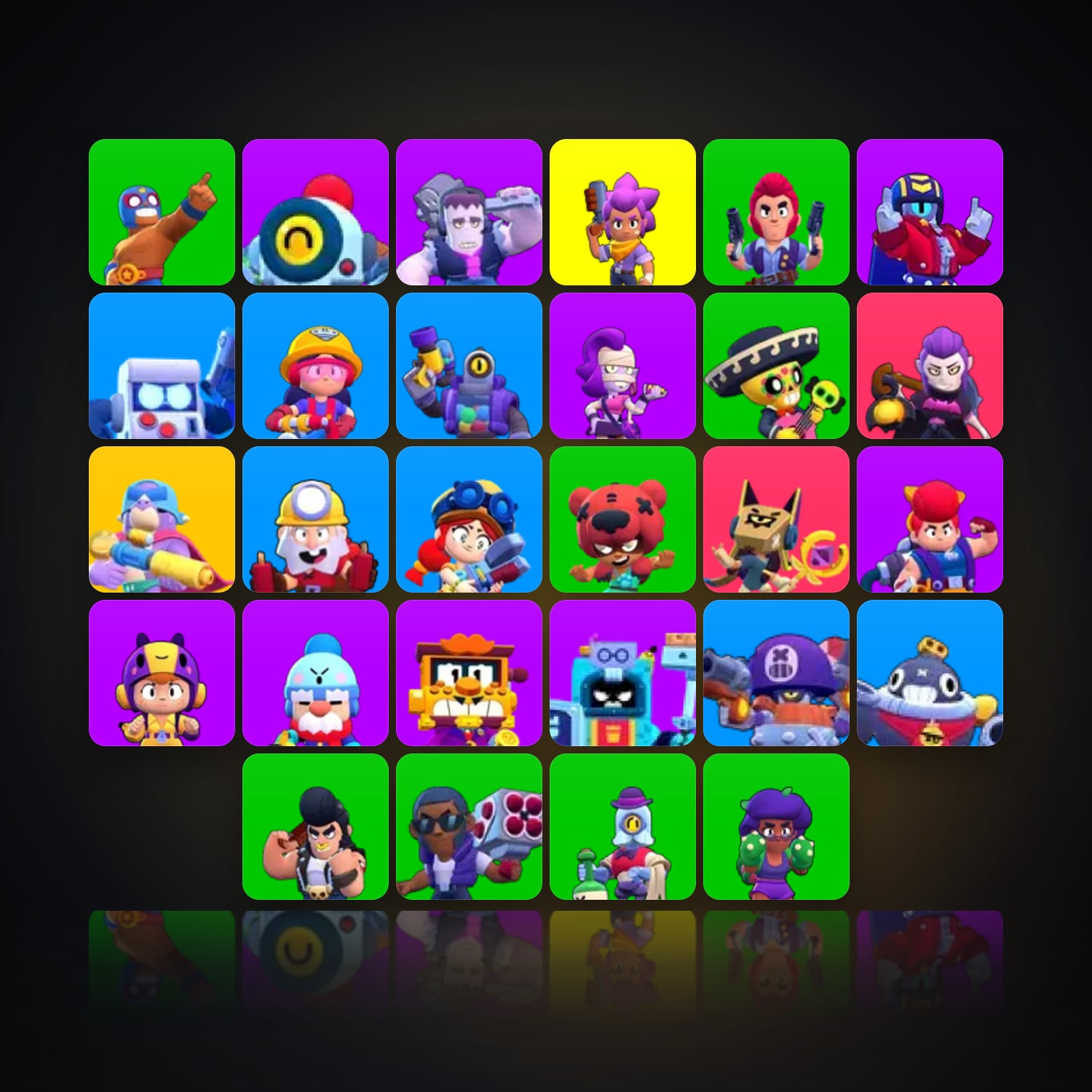 28 Brawlers | 1.6K Trophies — HabibiAccounts