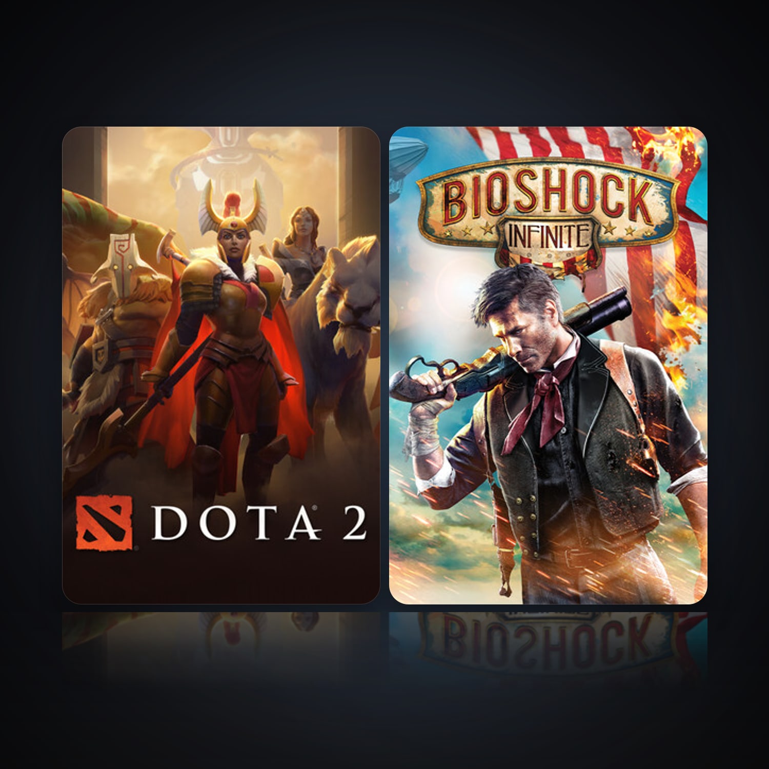 Dota 2 & BioShock Infinite — HabibiAccounts