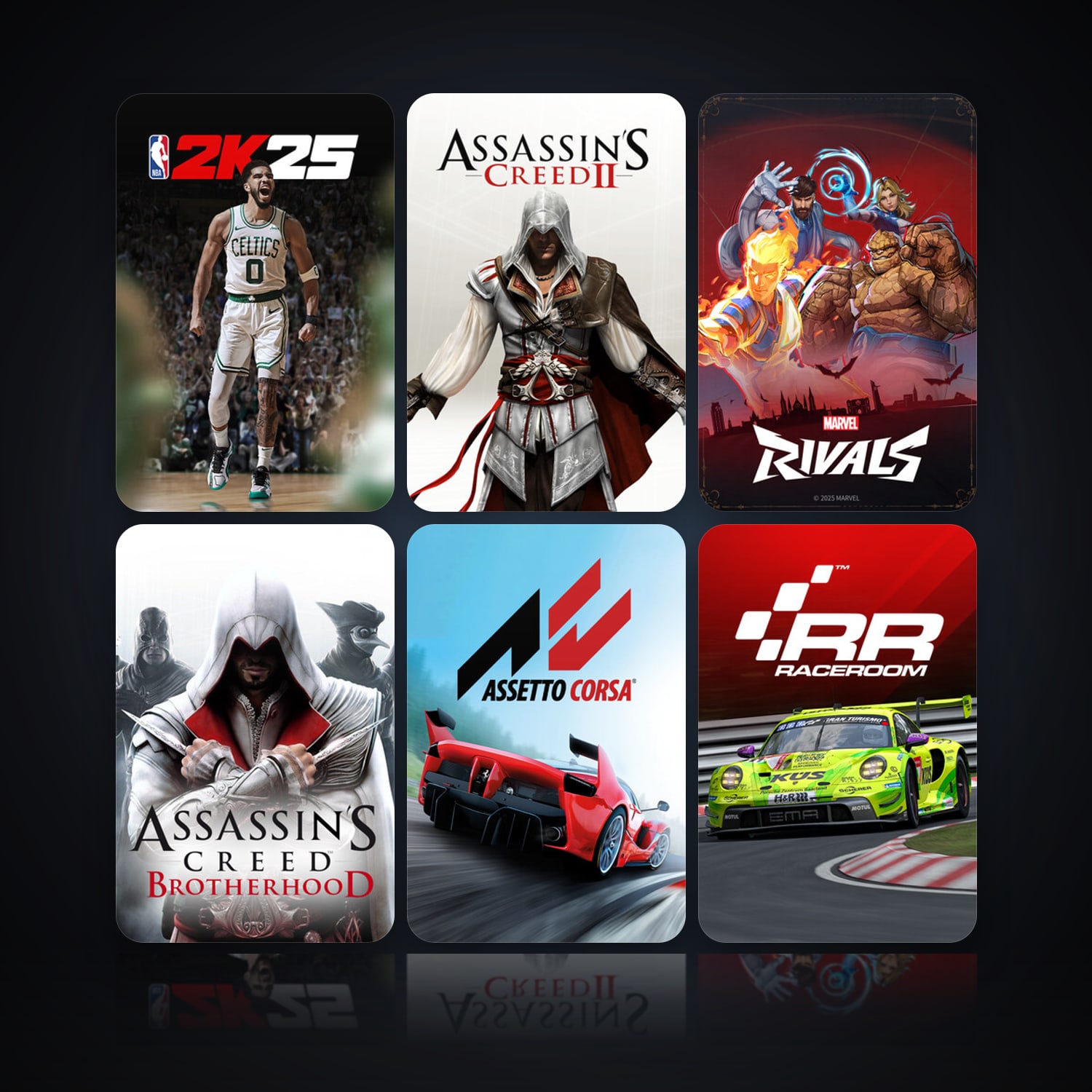 NBA 2K25 & Assassin's Creed 2 Deluxe Edition | 20 Games | Clean — HabibiAccounts