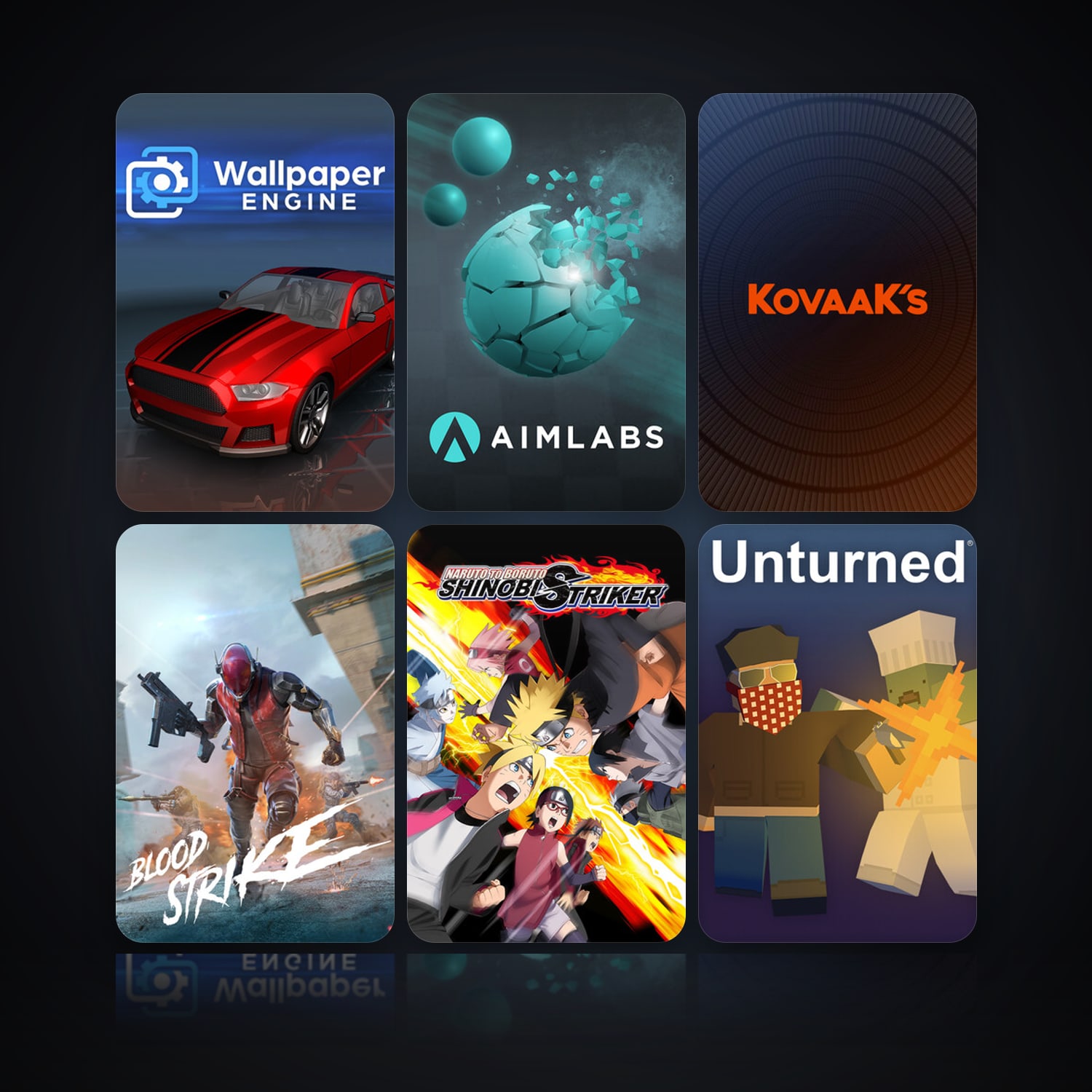Wallpaper Engine & Aimlabs | 49 Games | Has VAC — HabibiAccounts