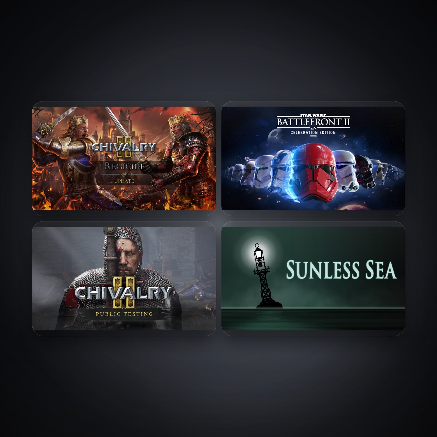 Chivalry 2 & STAR WARS Battlefront II: Celebration Edition | 4 Games — HabibiAccounts