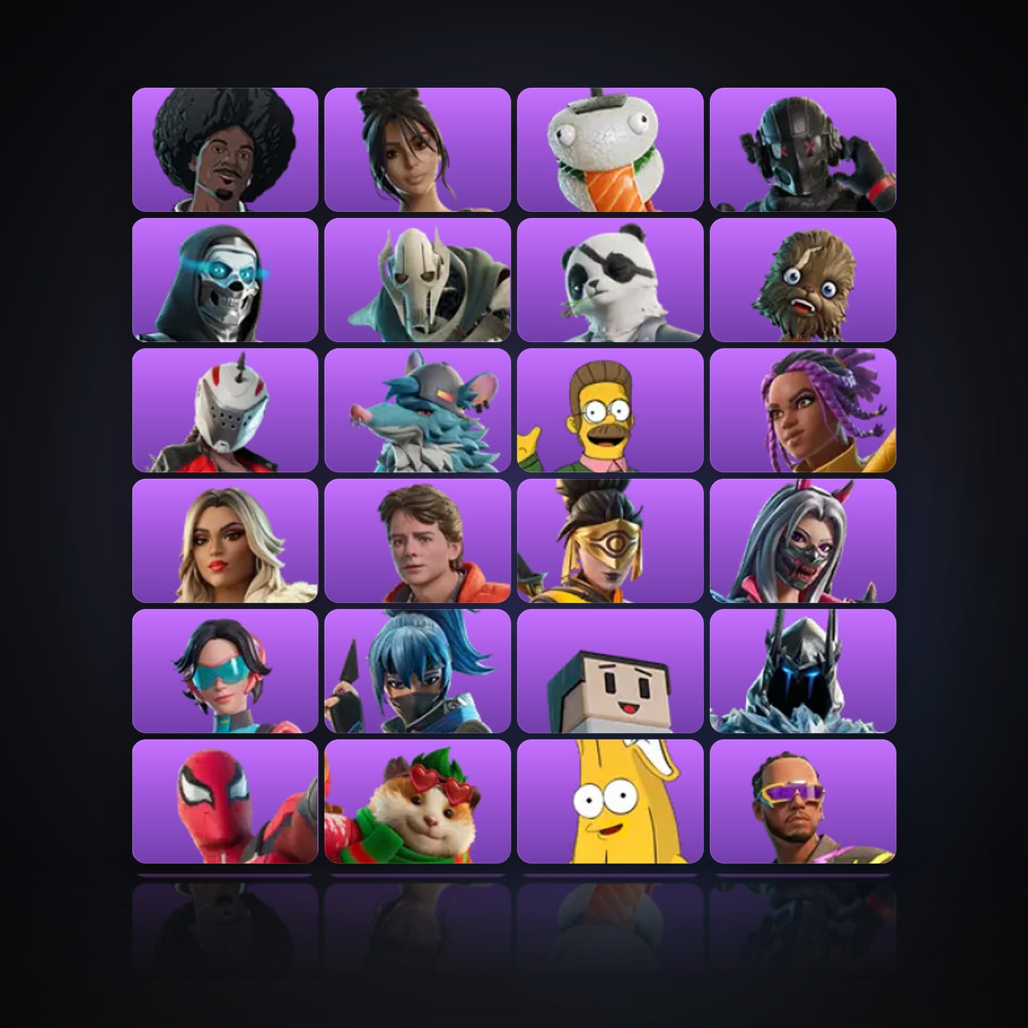 Fortnite | 125 Skins | 1.1K V-Bucks | Level 1203 | 84 Wins — HabibiAccounts