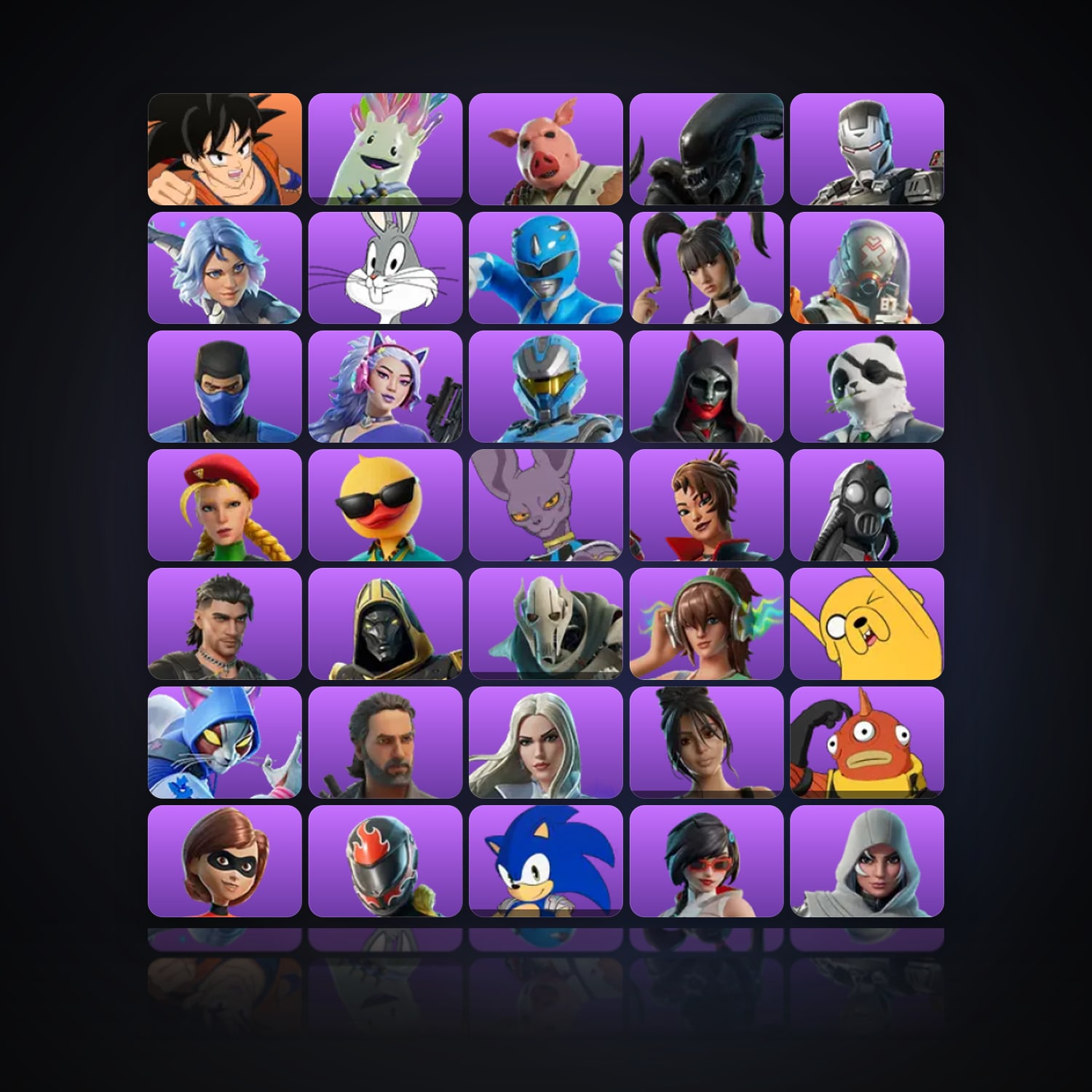 Fortnite | 126 Skins | 1K V-Bucks | Level 2192 | 224 Wins — HabibiAccounts