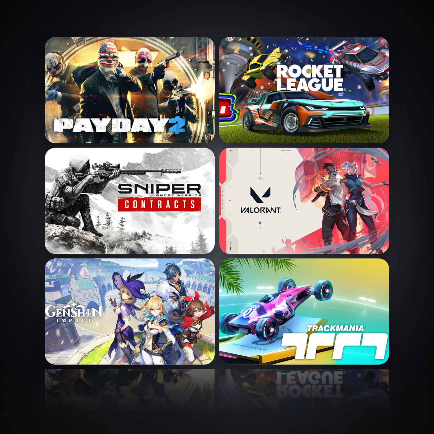 PAYDAY 2 & Rocket League | 10 Games — HabibiAccounts