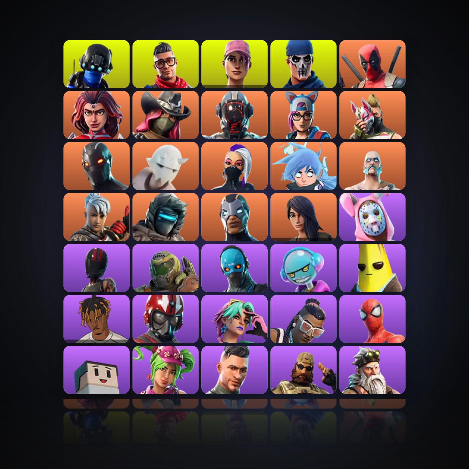 Fortnite | 79 Skins | 550 V-Bucks | Level 1445 | 123 Wins — HabibiAccounts