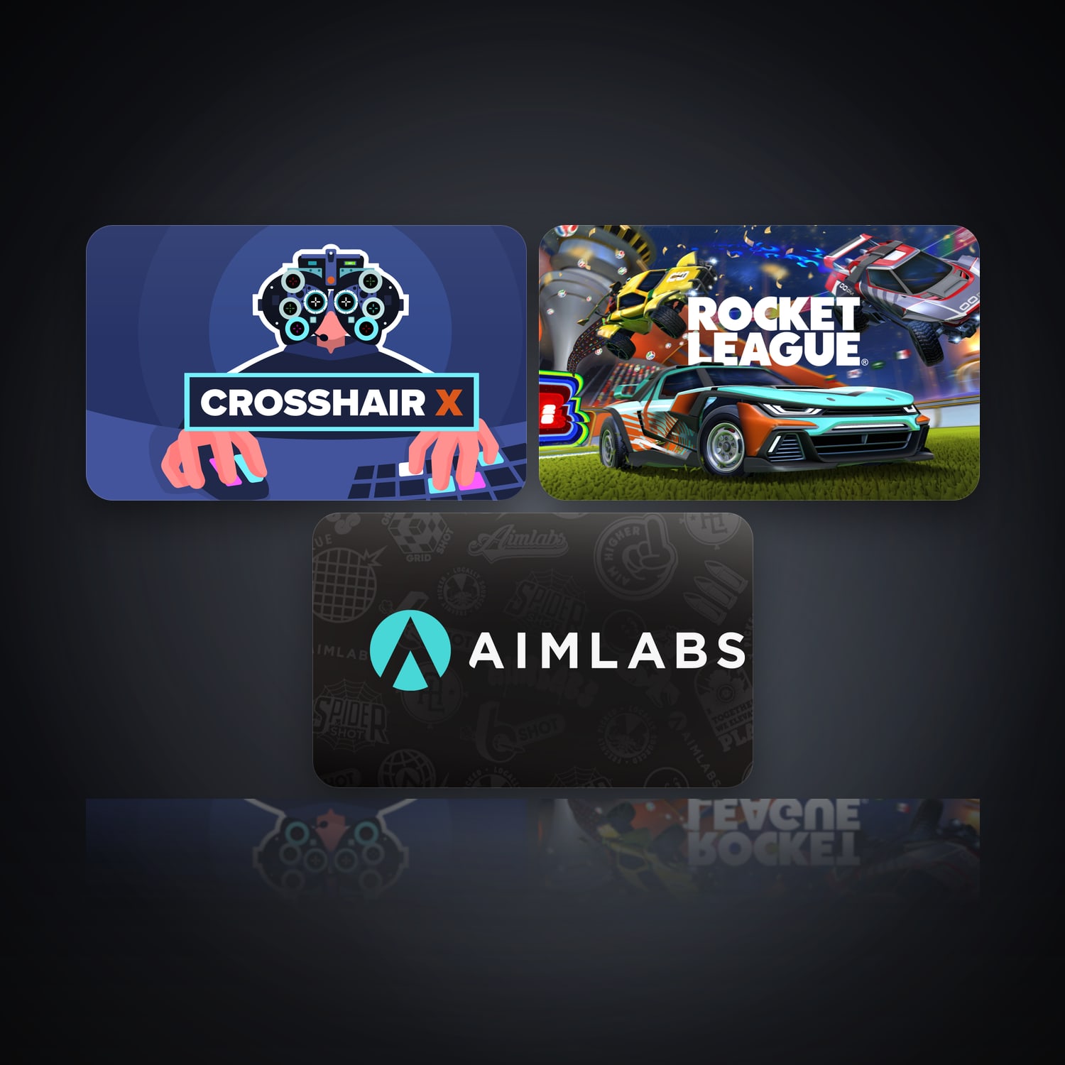 Crosshair X & Rocket League | 3 Games — HabibiAccounts