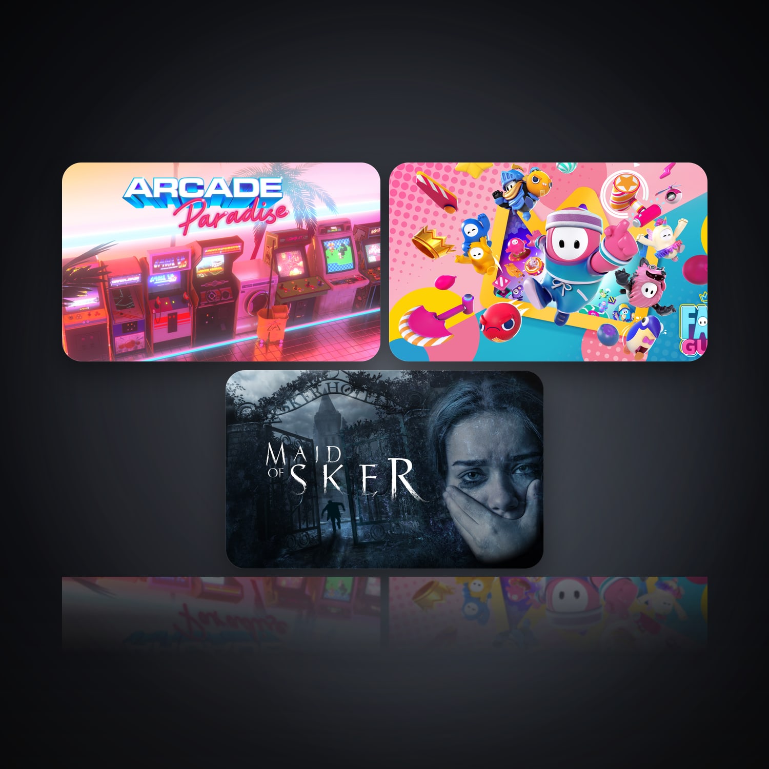 Arcade Paradise & Fall Guys | 3 Games — HabibiAccounts