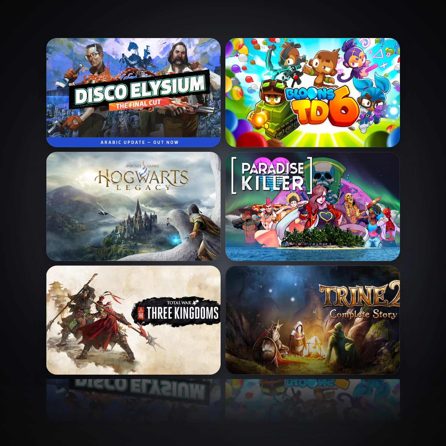 Disco Elysium & Bloons TD 6 | 36 Games — HabibiAccounts