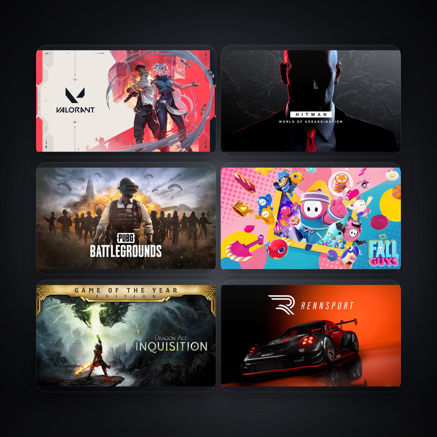 VALORANT & HITMAN 3 | 6 Games — HabibiAccounts