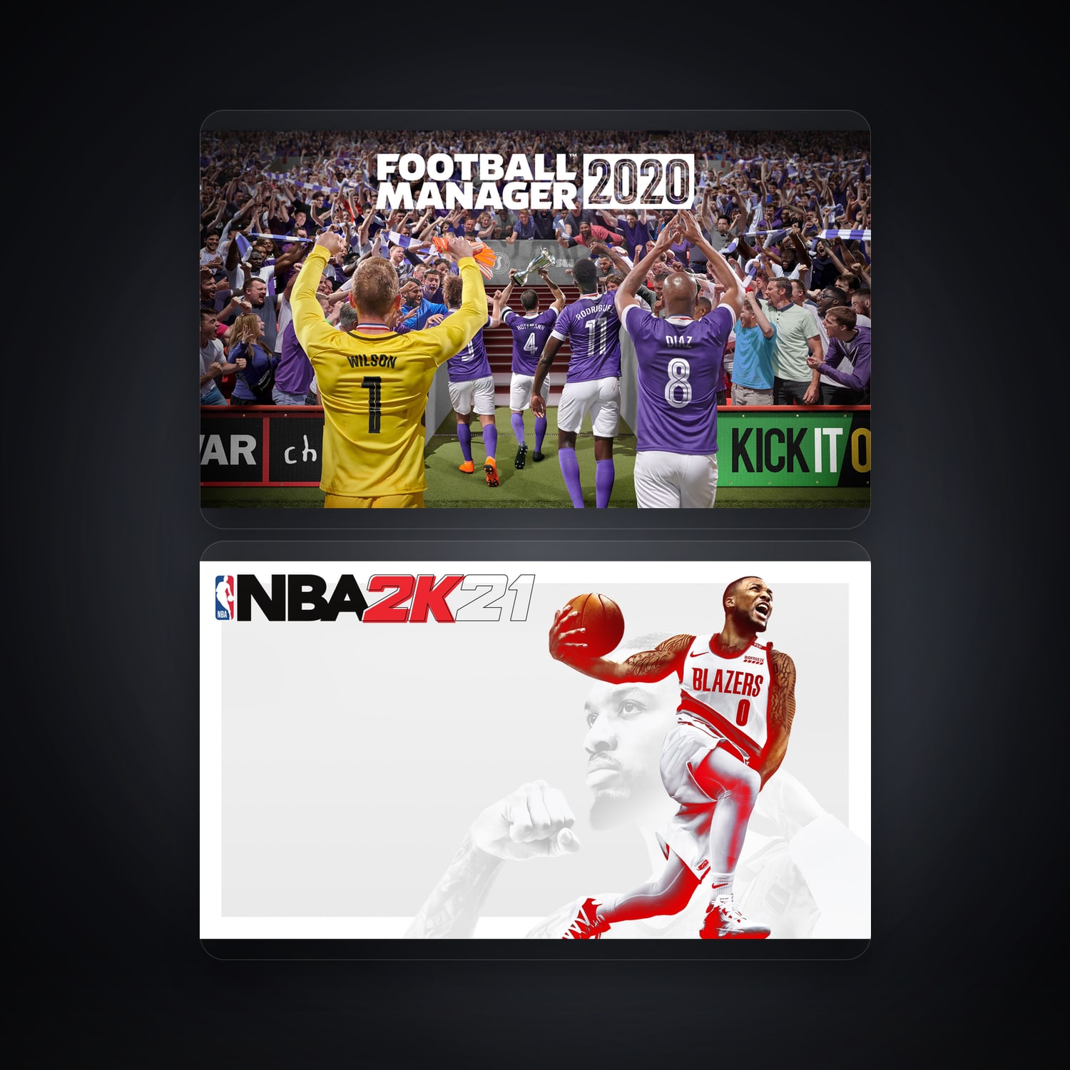 Football Manager 2020 & NBA 2K21 | 2 Games — HabibiAccounts