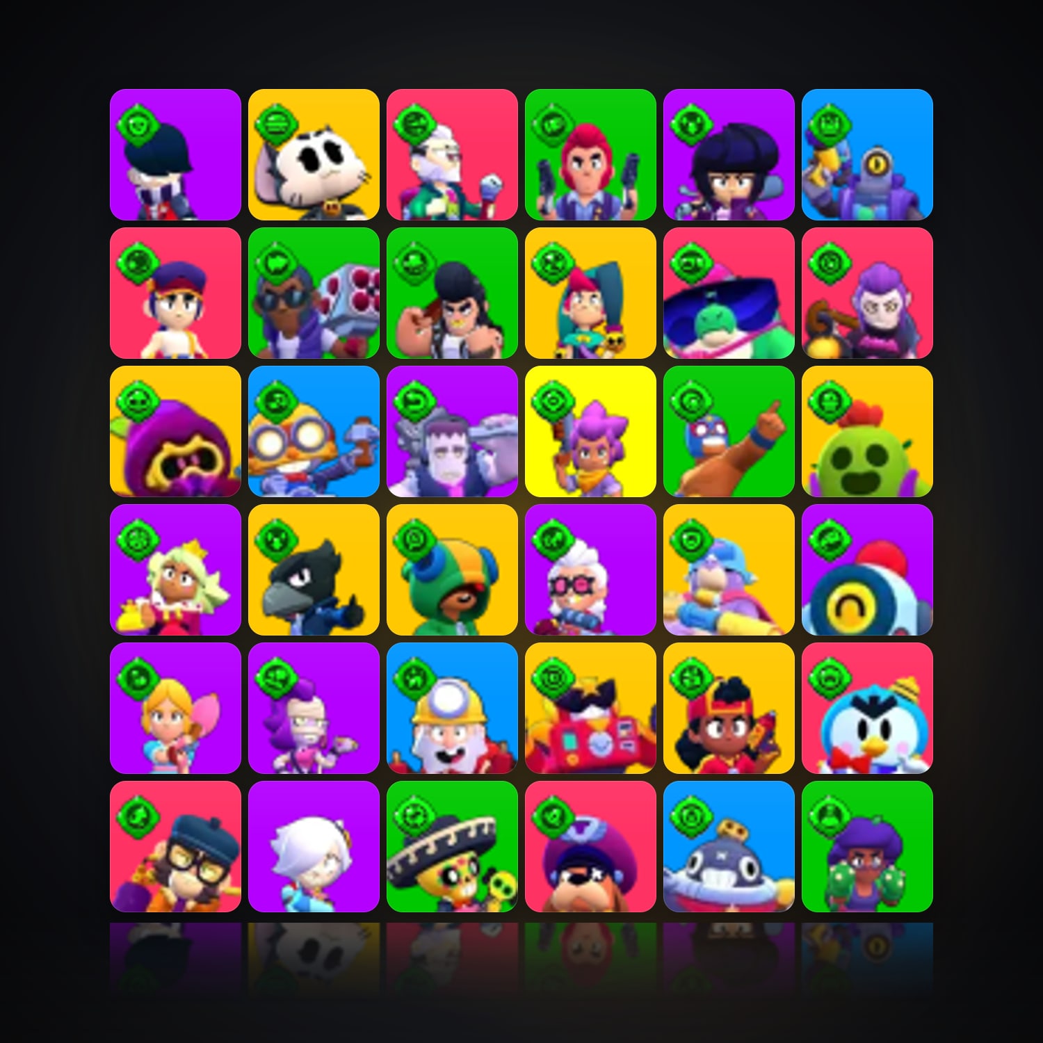 105 Brawlers | 53.8K Trophies — HabibiAccounts