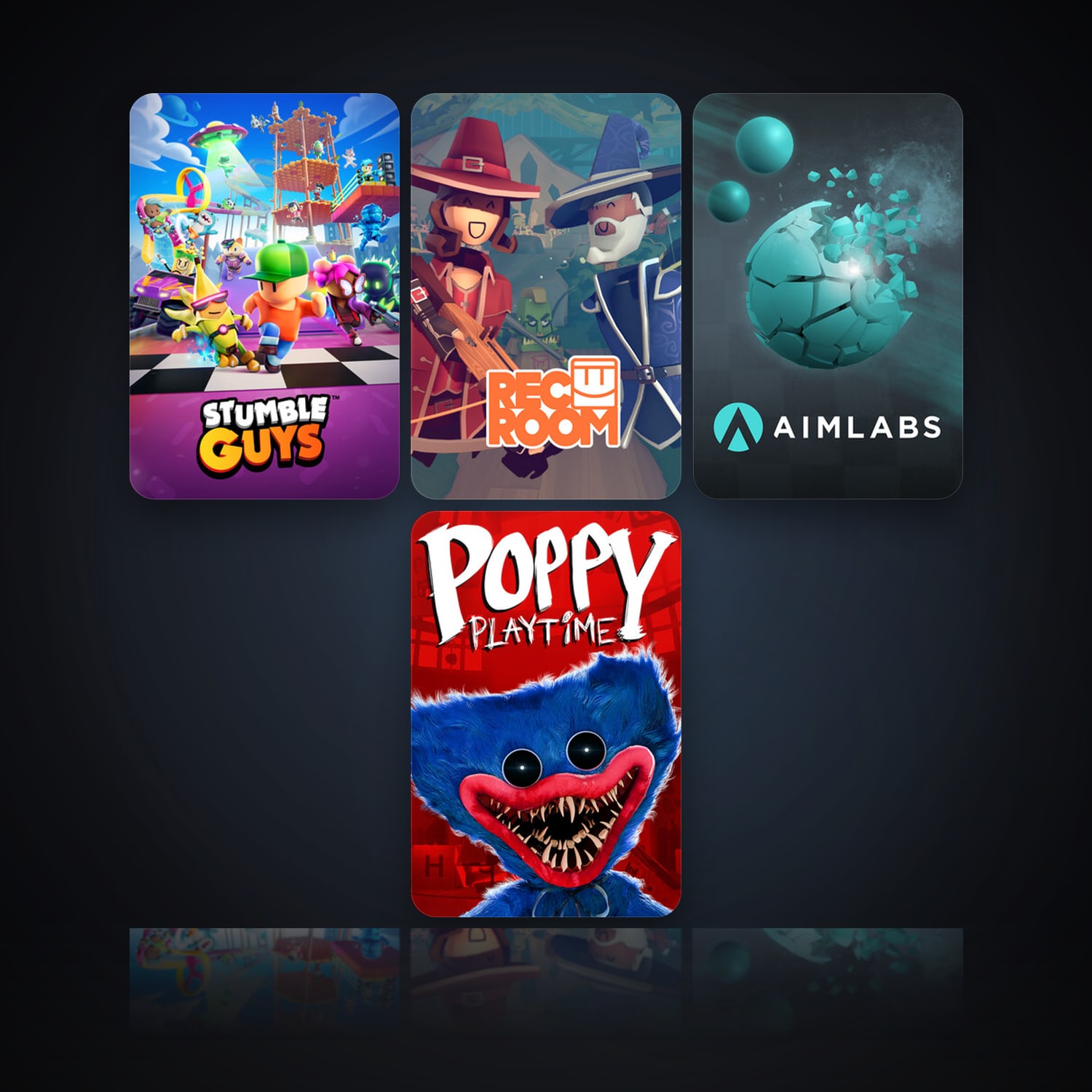 هالحساب ستيم فلين، Rec Room وAimlabs، 5 لعبة، صامد واضح — HabibiAccounts