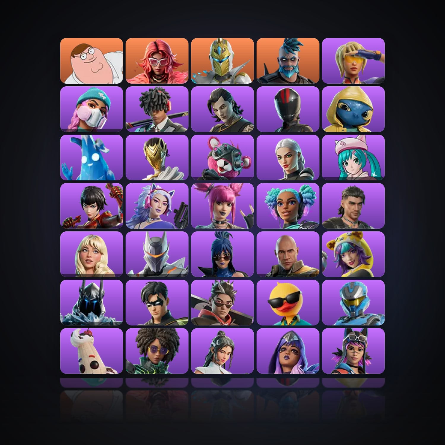 Fortnite | 77 Skins | 600 V-Bucks | Level 1273 | 207 Wins — HabibiAccounts