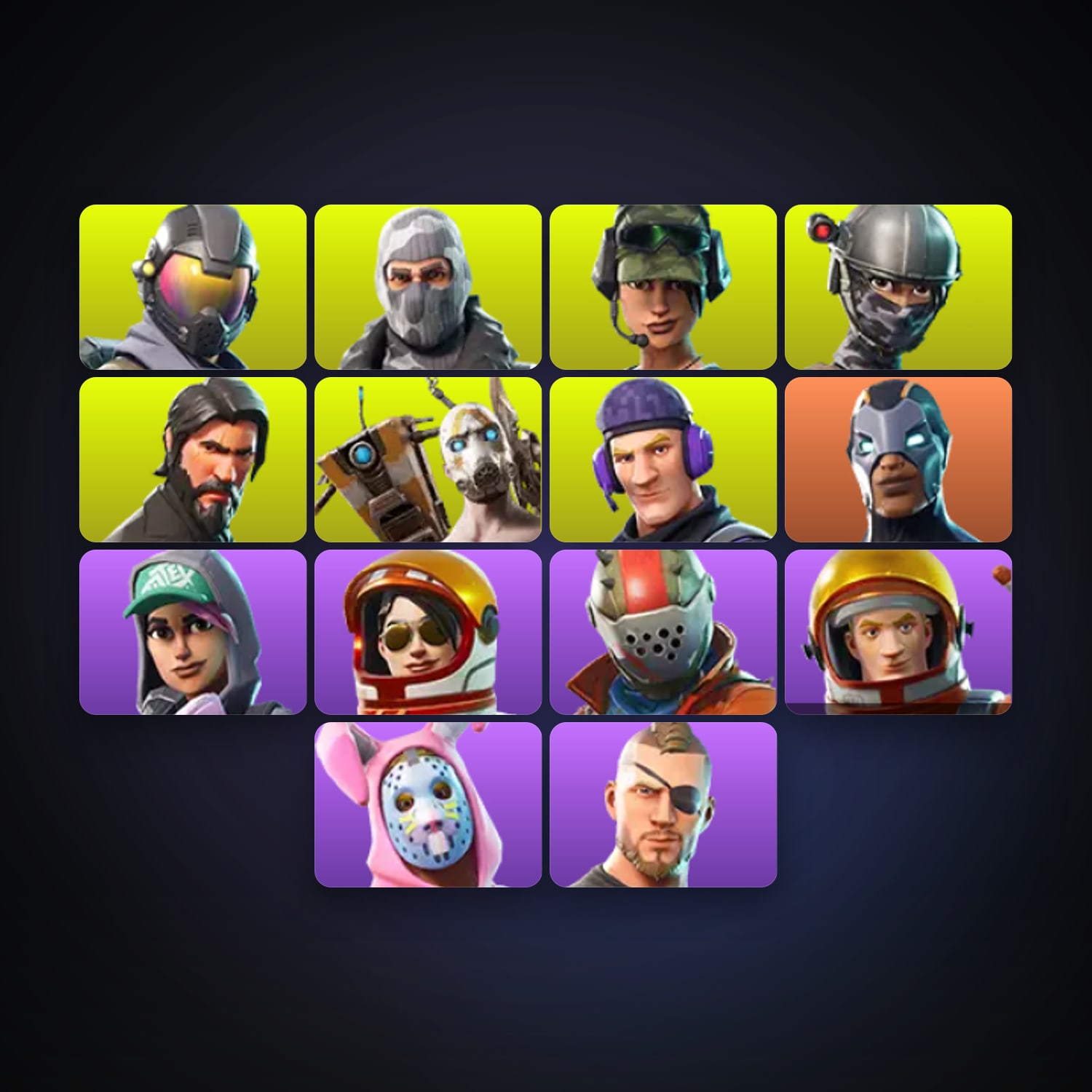 Fortnite | 15 Skins | 100 V-Bucks | Level 265 | 32 Wins — HabibiAccounts