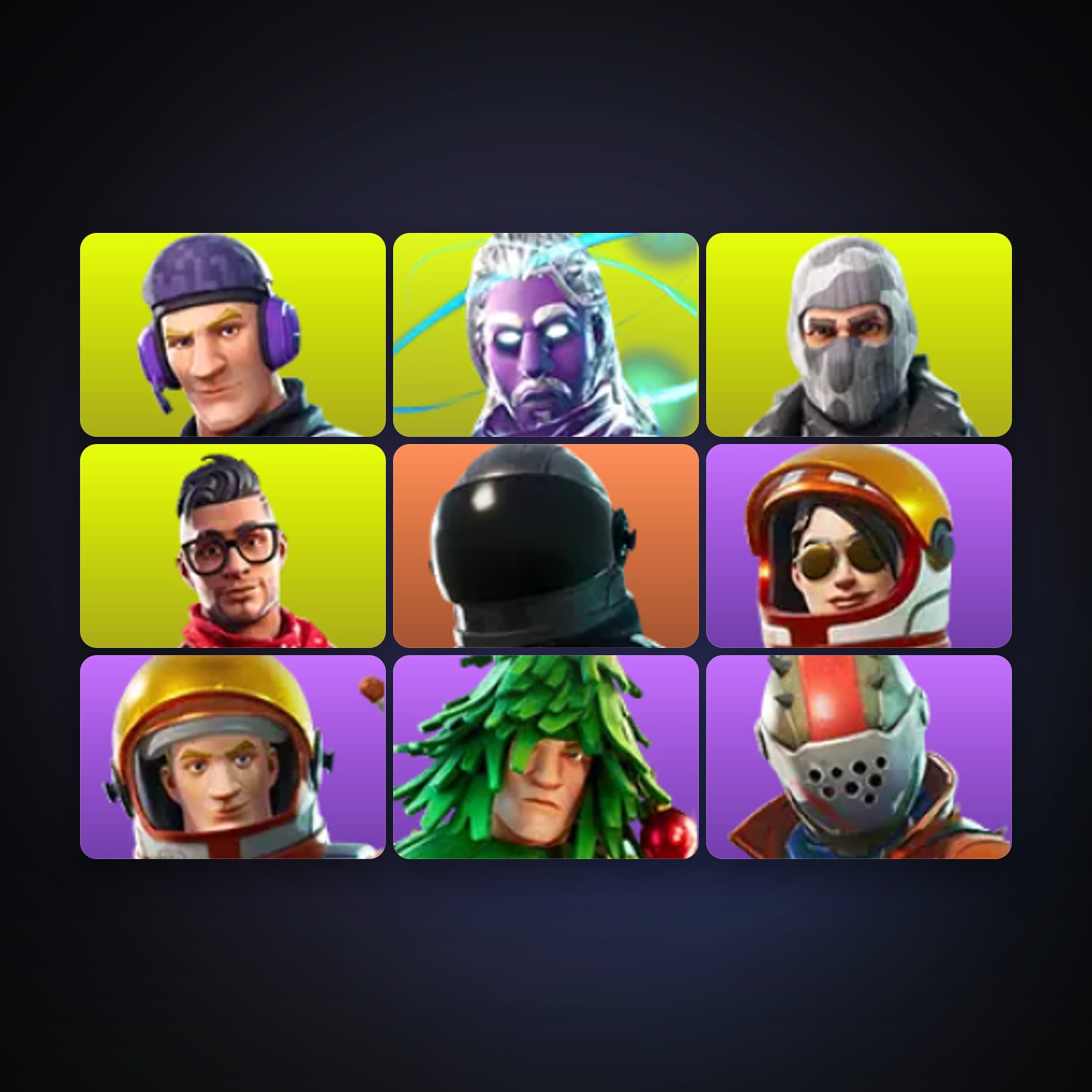 Fortnite | 9 Skins | 350 V-Bucks | Level 144 | 12 Wins — HabibiAccounts