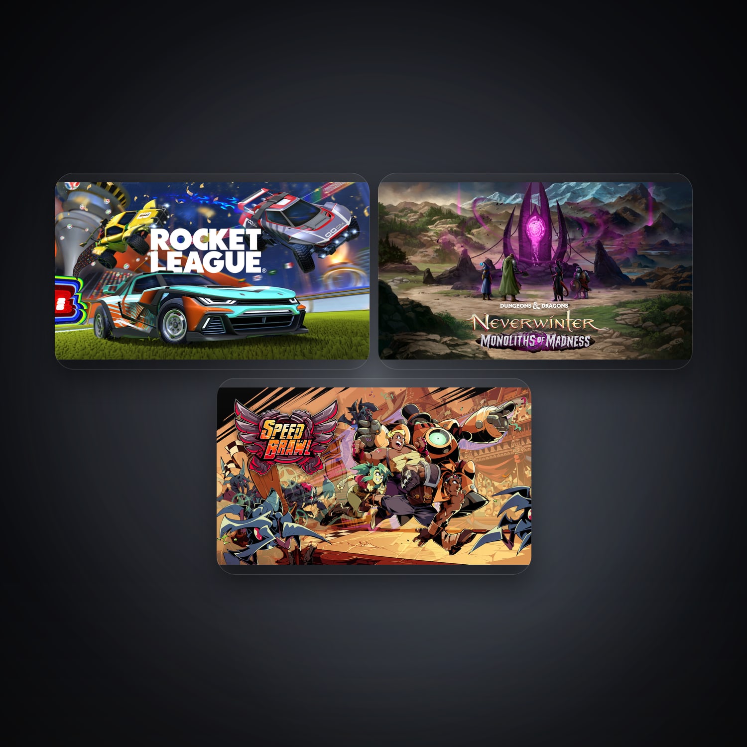 Rocket League & Neverwinter | 3 Games — HabibiAccounts