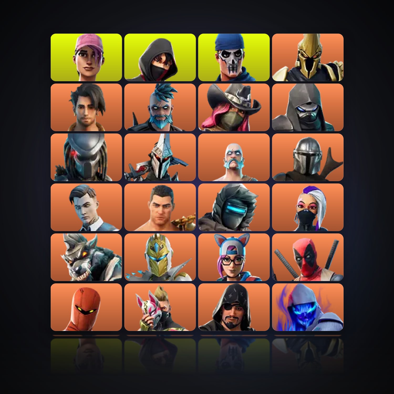 Fortnite | 144 Skins | 700 V-Bucks | Level 2849 | 442 Wins — HabibiAccounts
