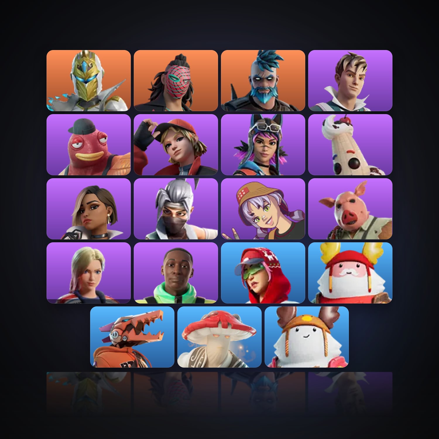 Fortnite | 19 Skins | 600 V-Bucks | Level 537 | 27 Wins — HabibiAccounts