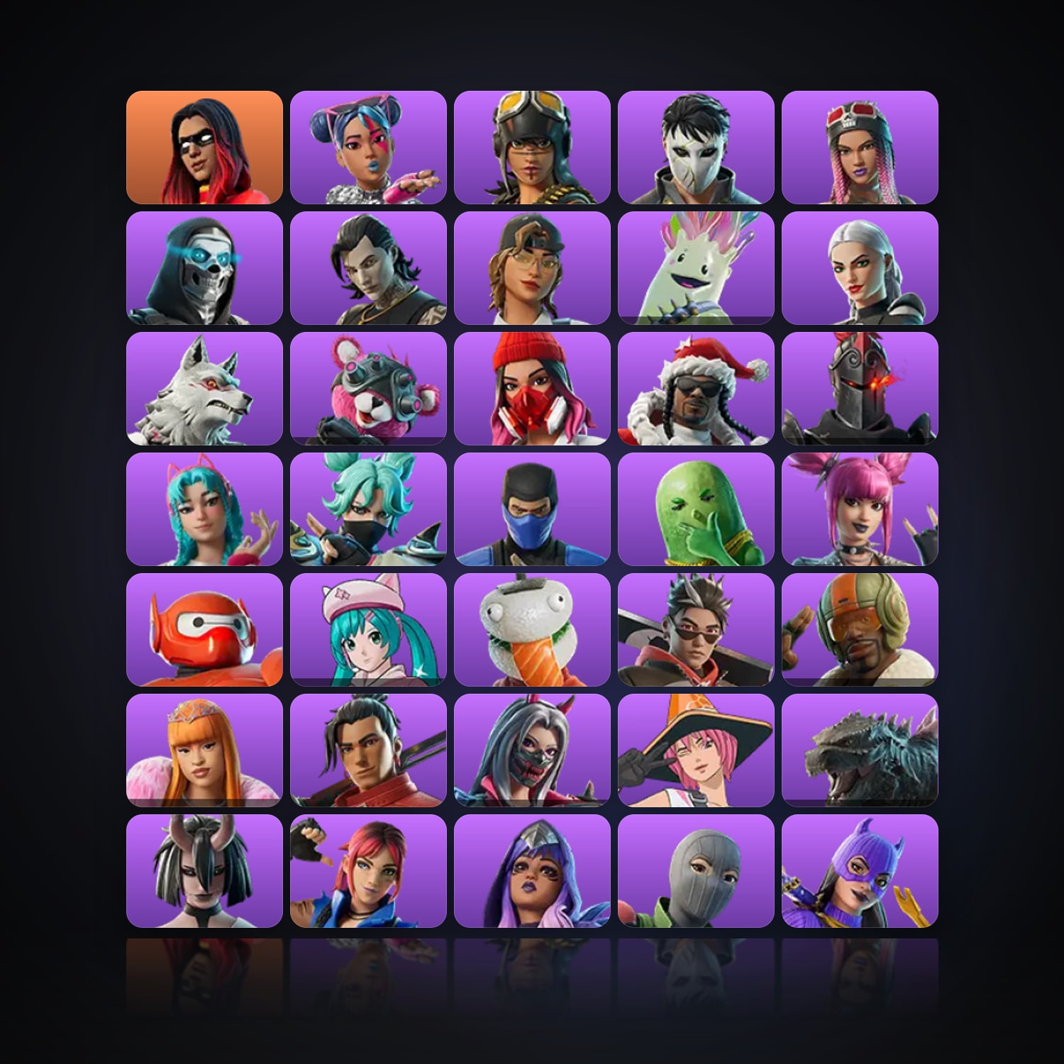 Fortnite | 42 Skins | 100 V-Bucks | Level 426 | 24 Wins — HabibiAccounts