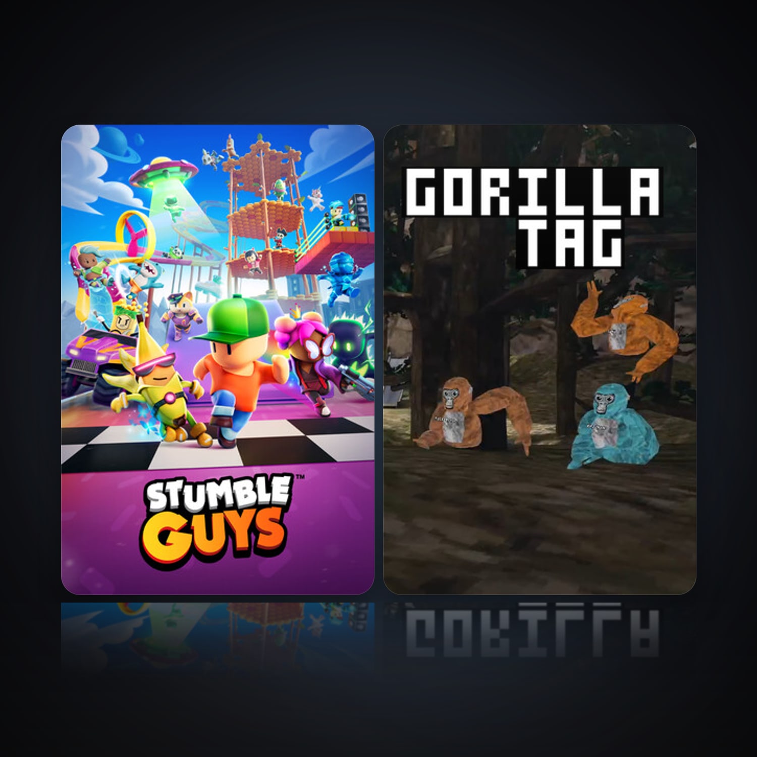 Stumble Guys & Gorilla Tag — HabibiAccounts