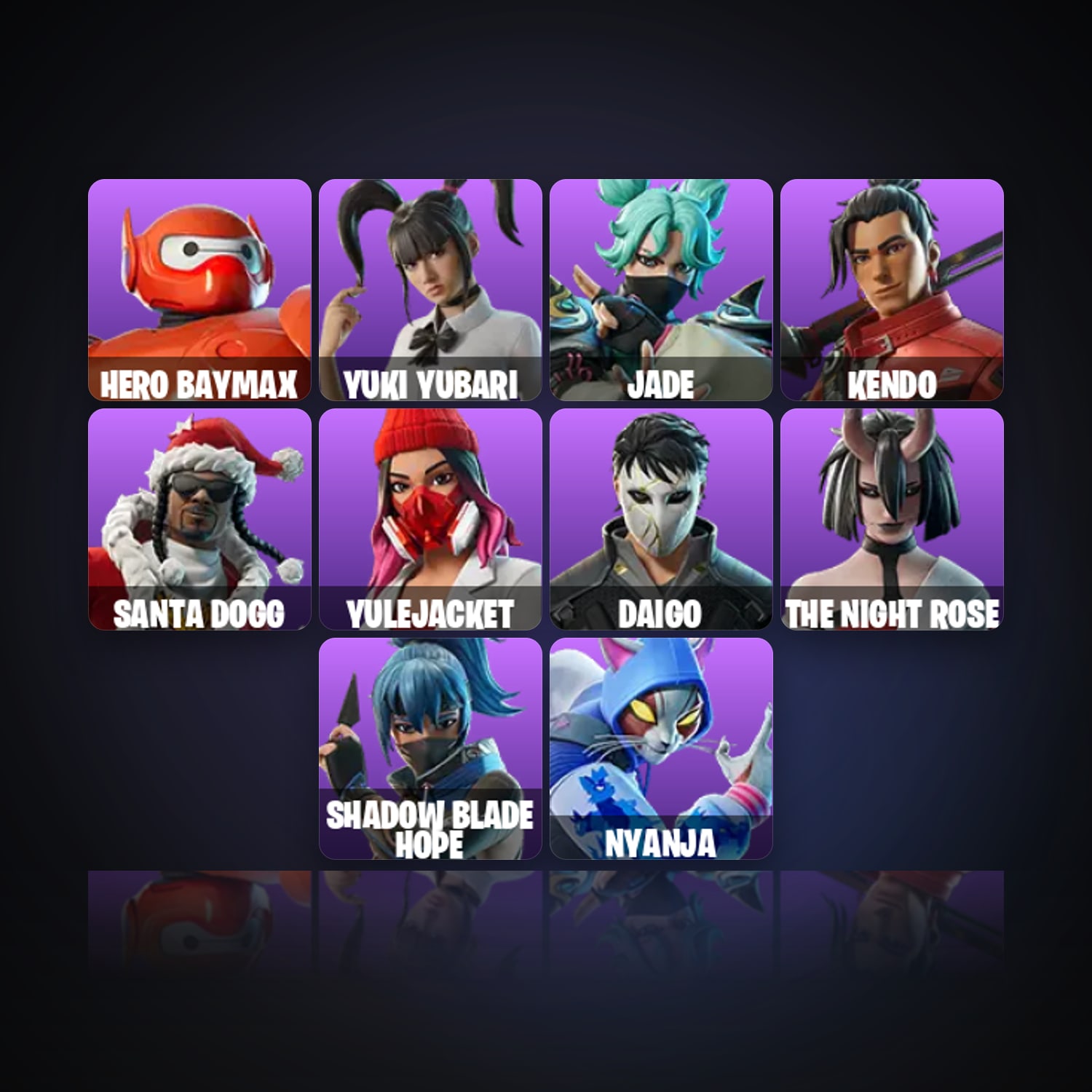Fortnite | 12 Skins | 600 V-Bucks | Level 156 | 6 Wins — HabibiAccounts
