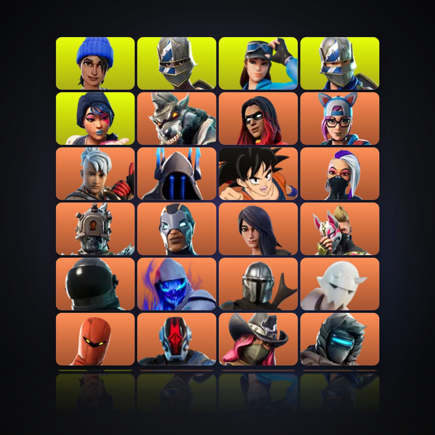 Fortnite | 152 Skins | 450 V-Bucks | Level 3341 | 584 Wins — HabibiAccounts
