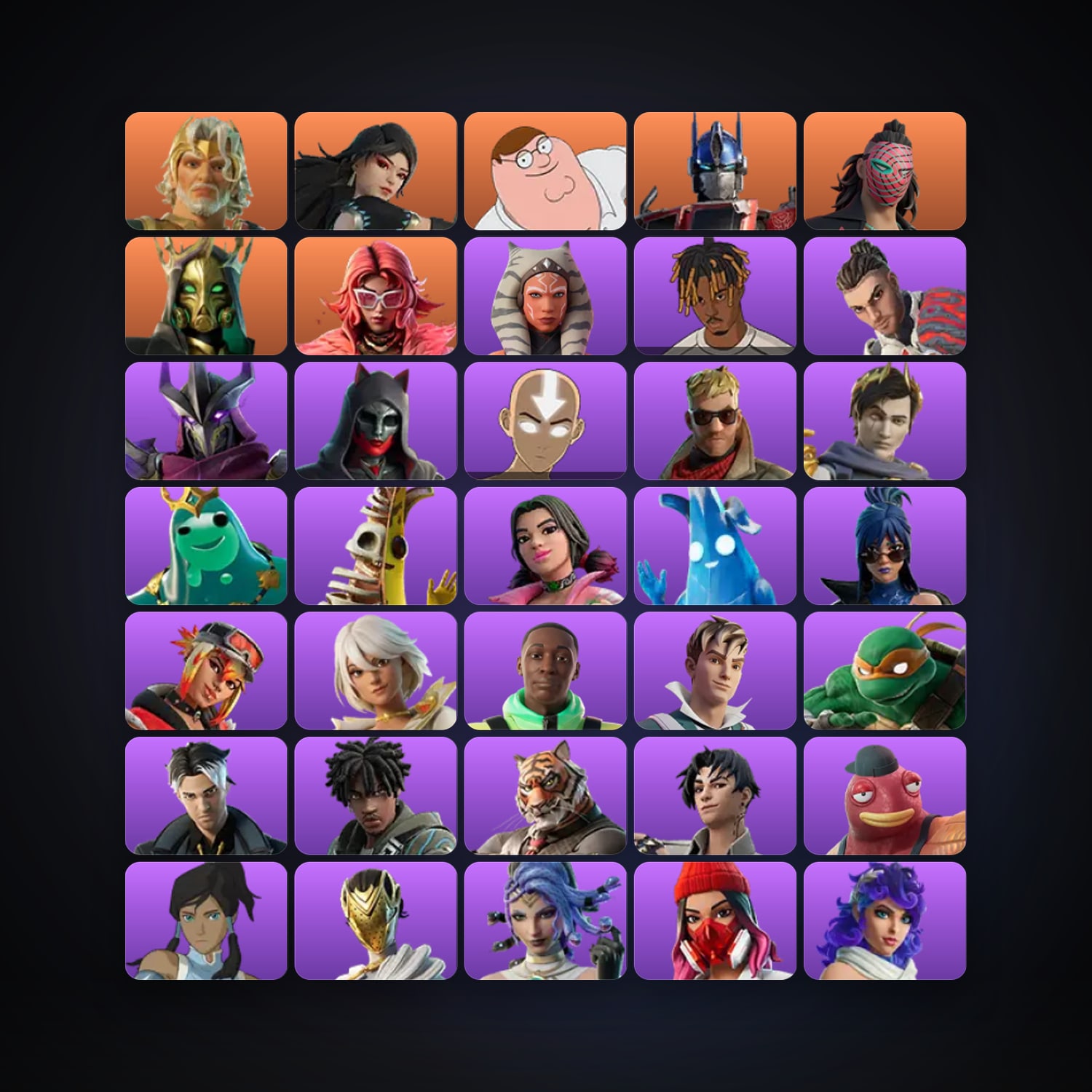 Fortnite | 51 Skins | 300 V-Bucks | Level 1401 | 151 Wins — HabibiAccounts