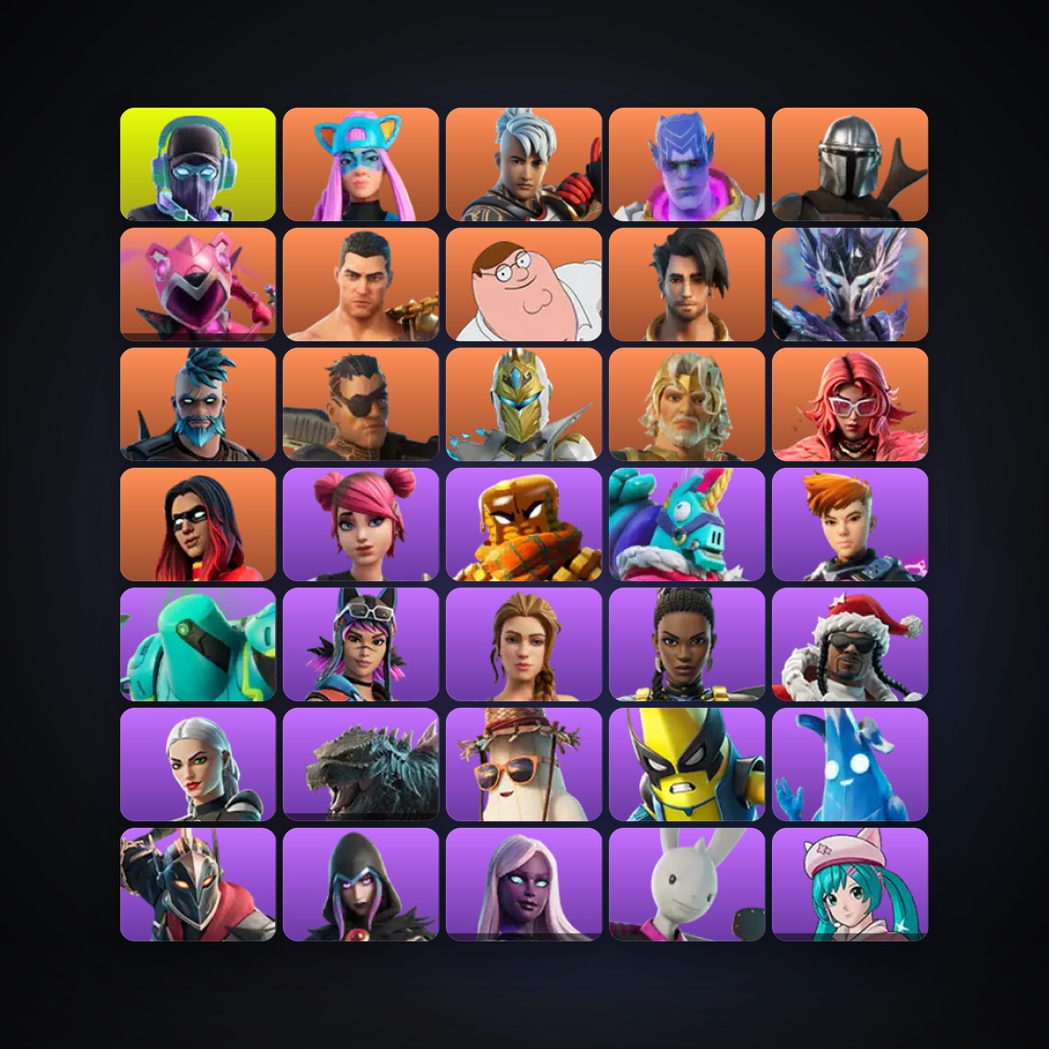 Fortnite | 194 Skins | 500 V-Bucks | Level 1967 | 213 Wins — HabibiAccounts