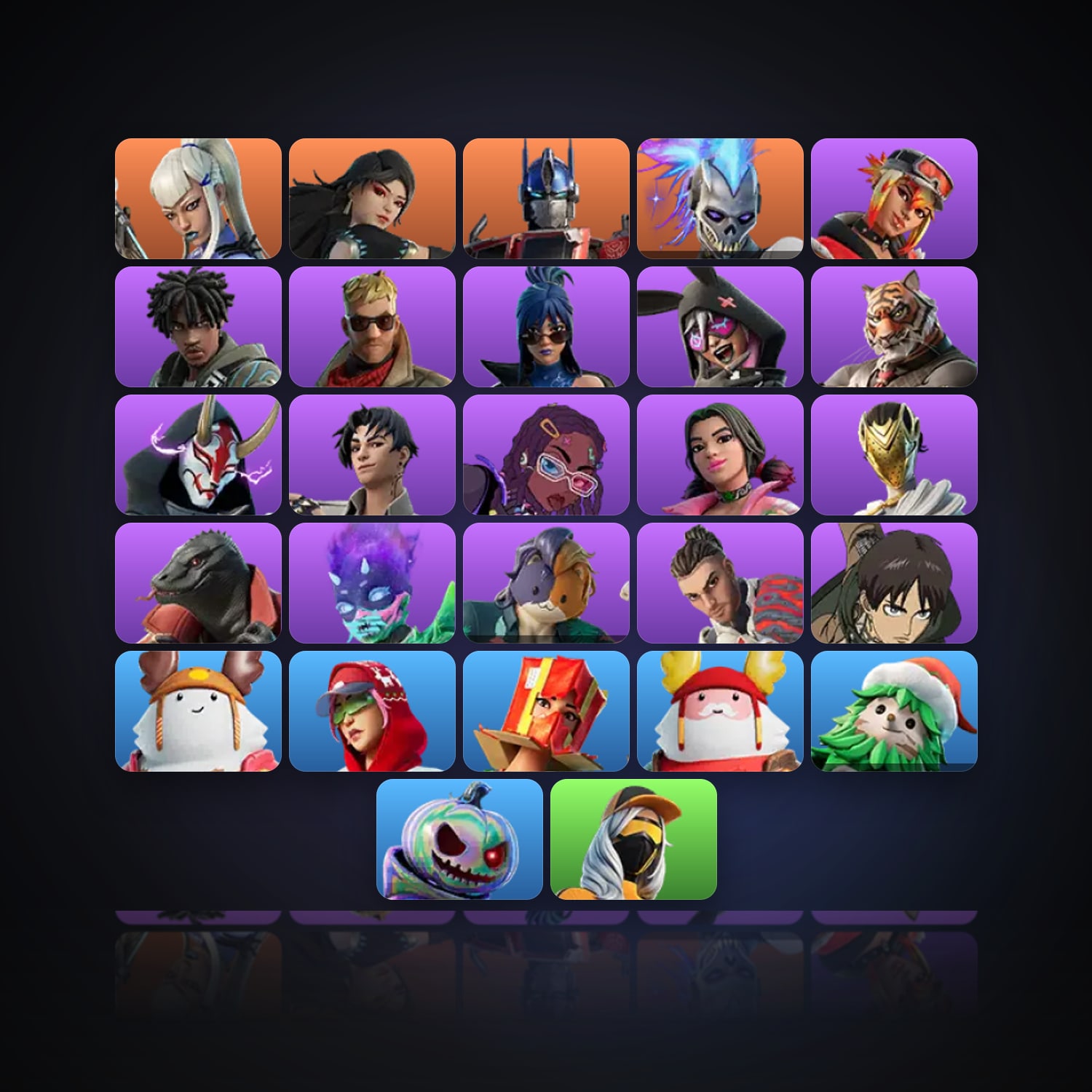 Fortnite | 27 Skins | 700 V-Bucks | Level 714 | 44 Wins — HabibiAccounts