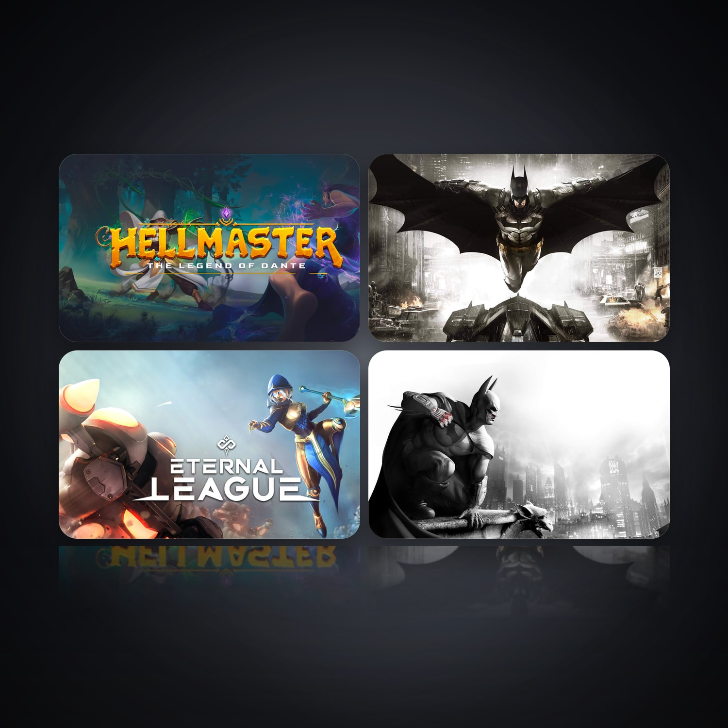 Hellmaster: The Legend of Dante & Batman Arkham Knight | 5 Games — HabibiAccounts