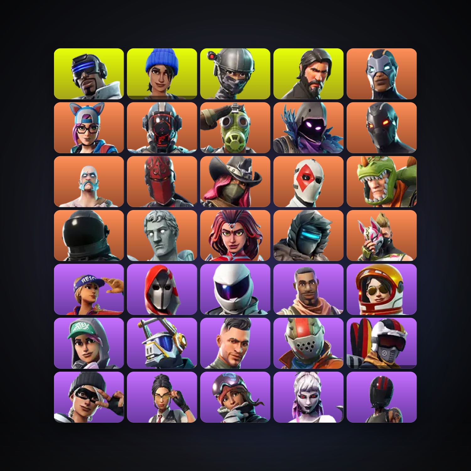 Fortnite | 49 Skins | 200 V-Bucks | Level 467 | 128 Wins — HabibiAccounts
