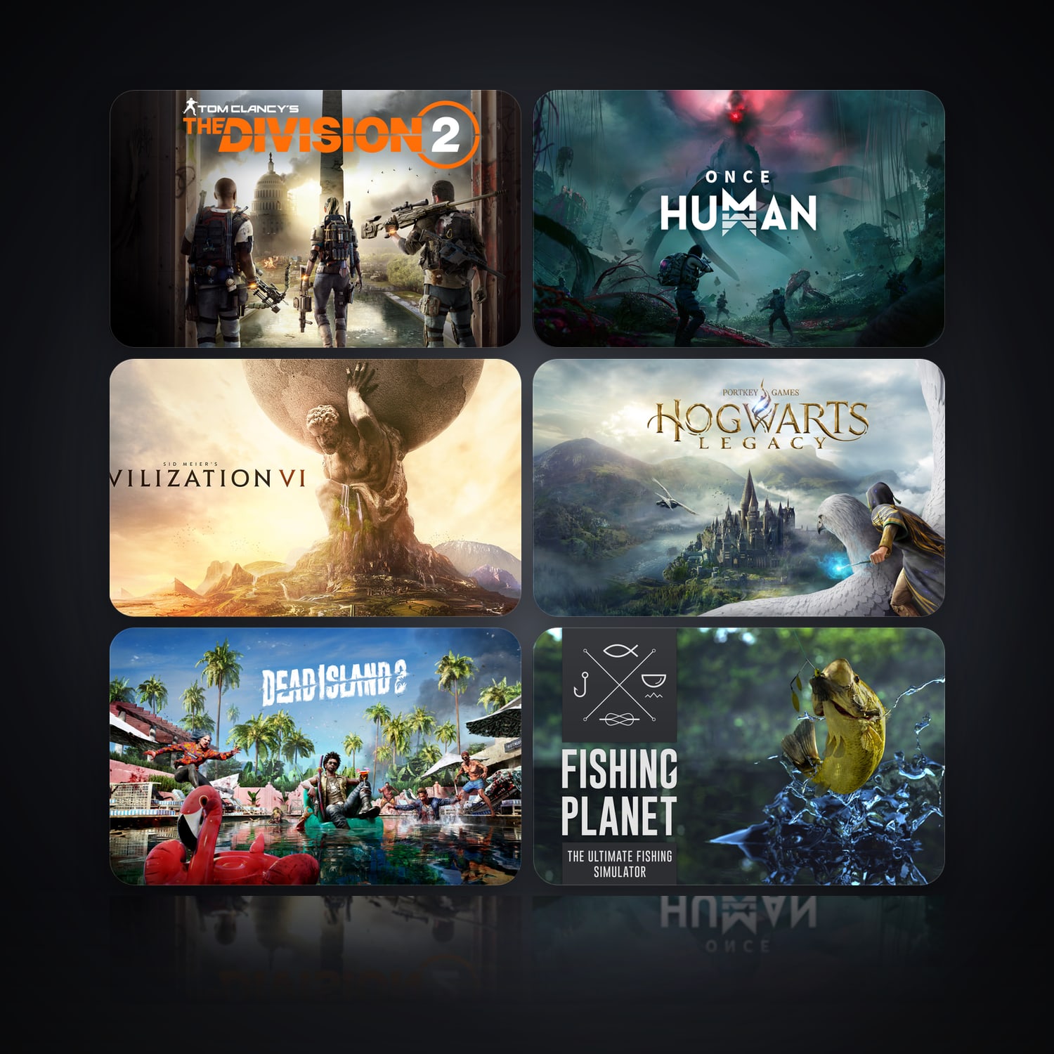 Tom Clancy's The Division 2 & Once Human | 59 Games — HabibiAccounts