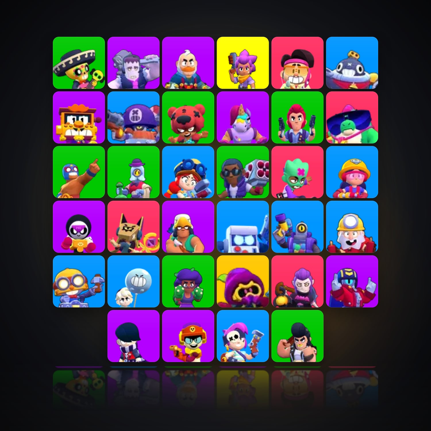 34 Brawlers | 4.2K Trophies | TH 6 — HabibiAccounts