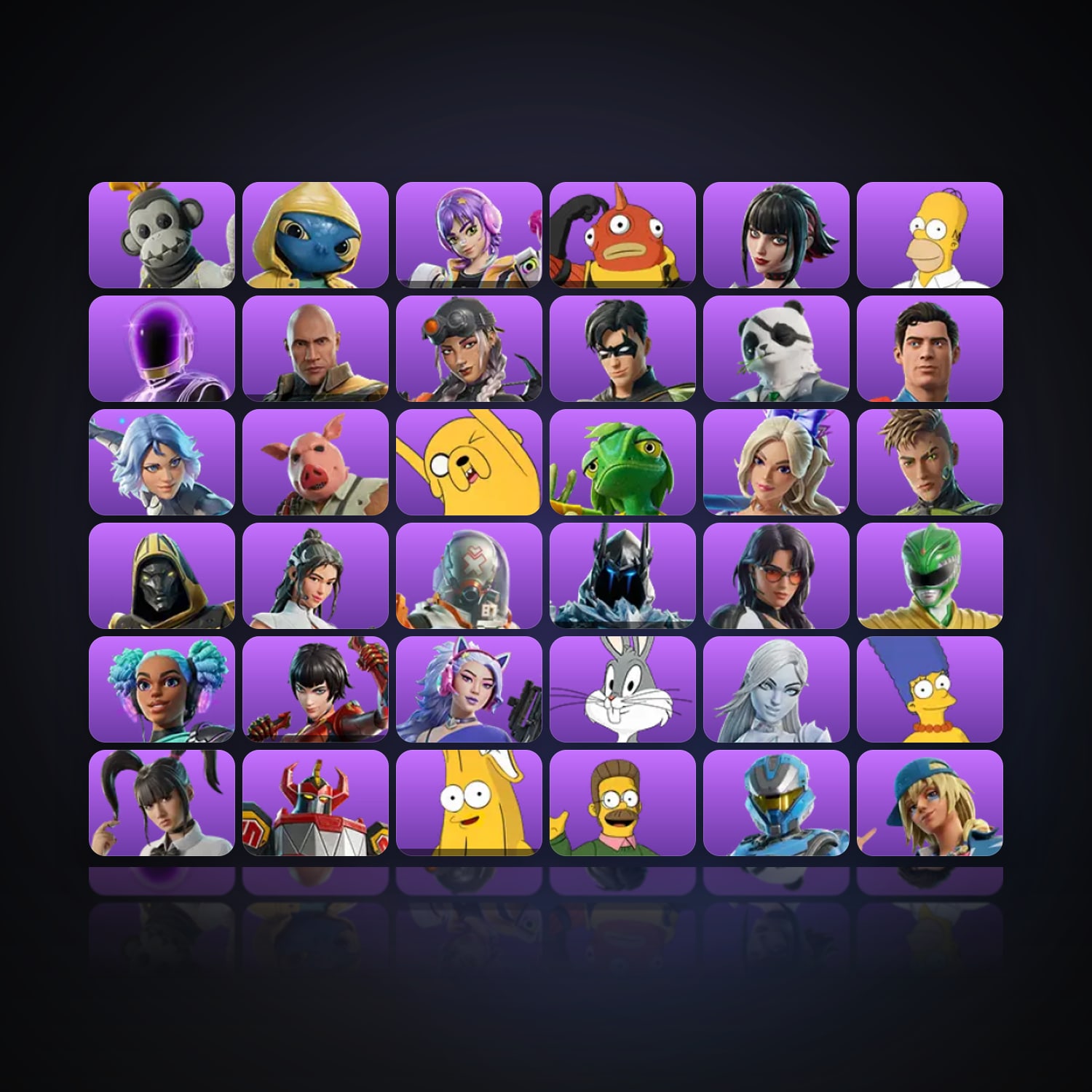 Fortnite | 36 Skins | 150 V-Bucks | Level 1038 | 45 Wins — HabibiAccounts