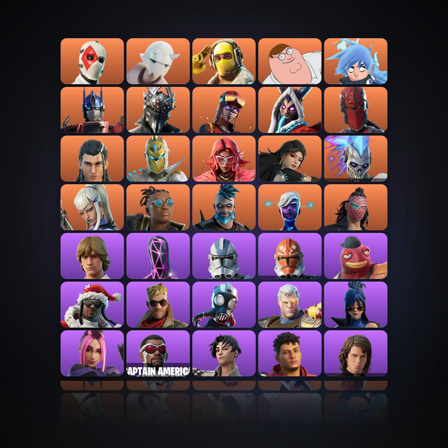 Fortnite | 122 Skins | 400 V-Bucks | Level 1858 | 137 Wins — HabibiAccounts