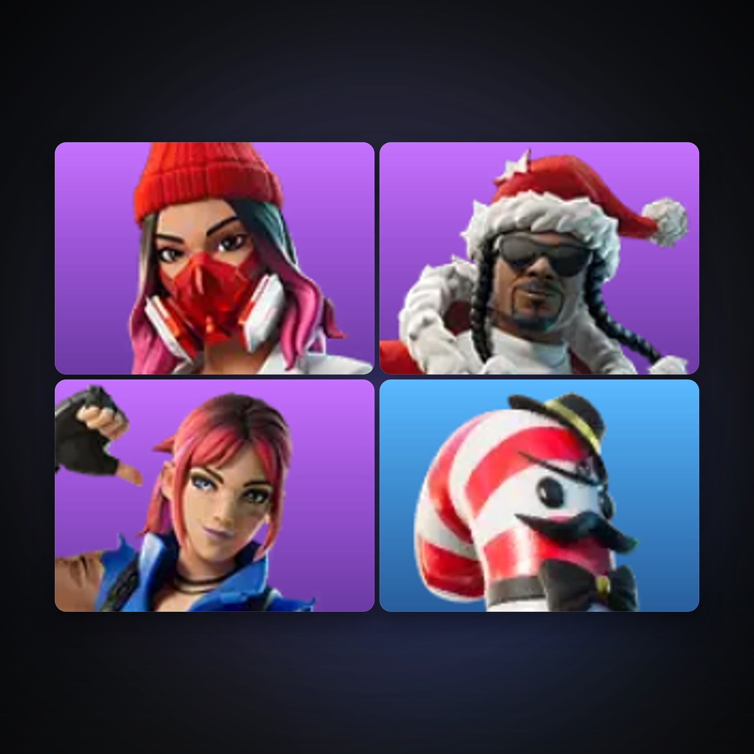 Fortnite | 4 Skins | 100 V-Bucks | Level 67 | 3 Wins — HabibiAccounts