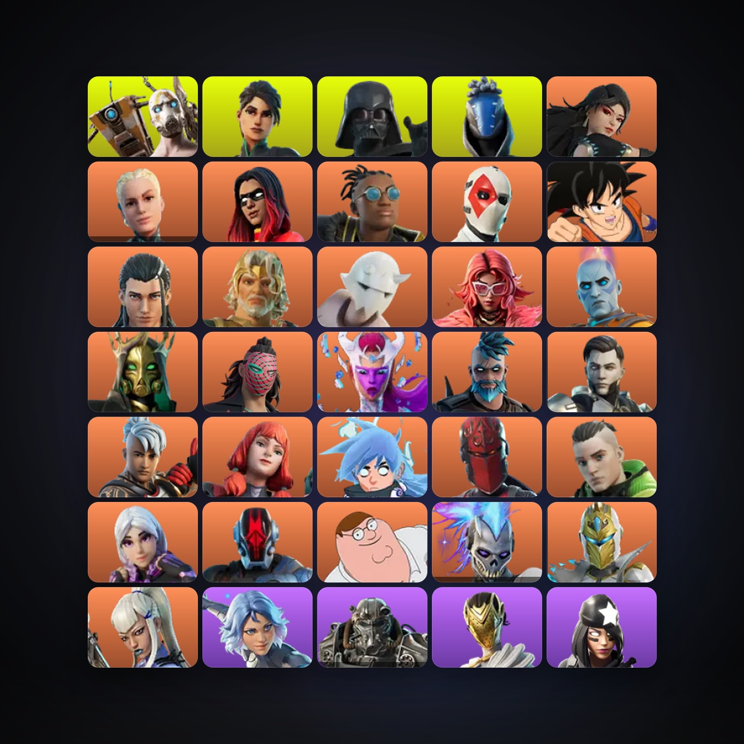 Fortnite | 268 Skins | Level 3400 | 349 Wins — HabibiAccounts