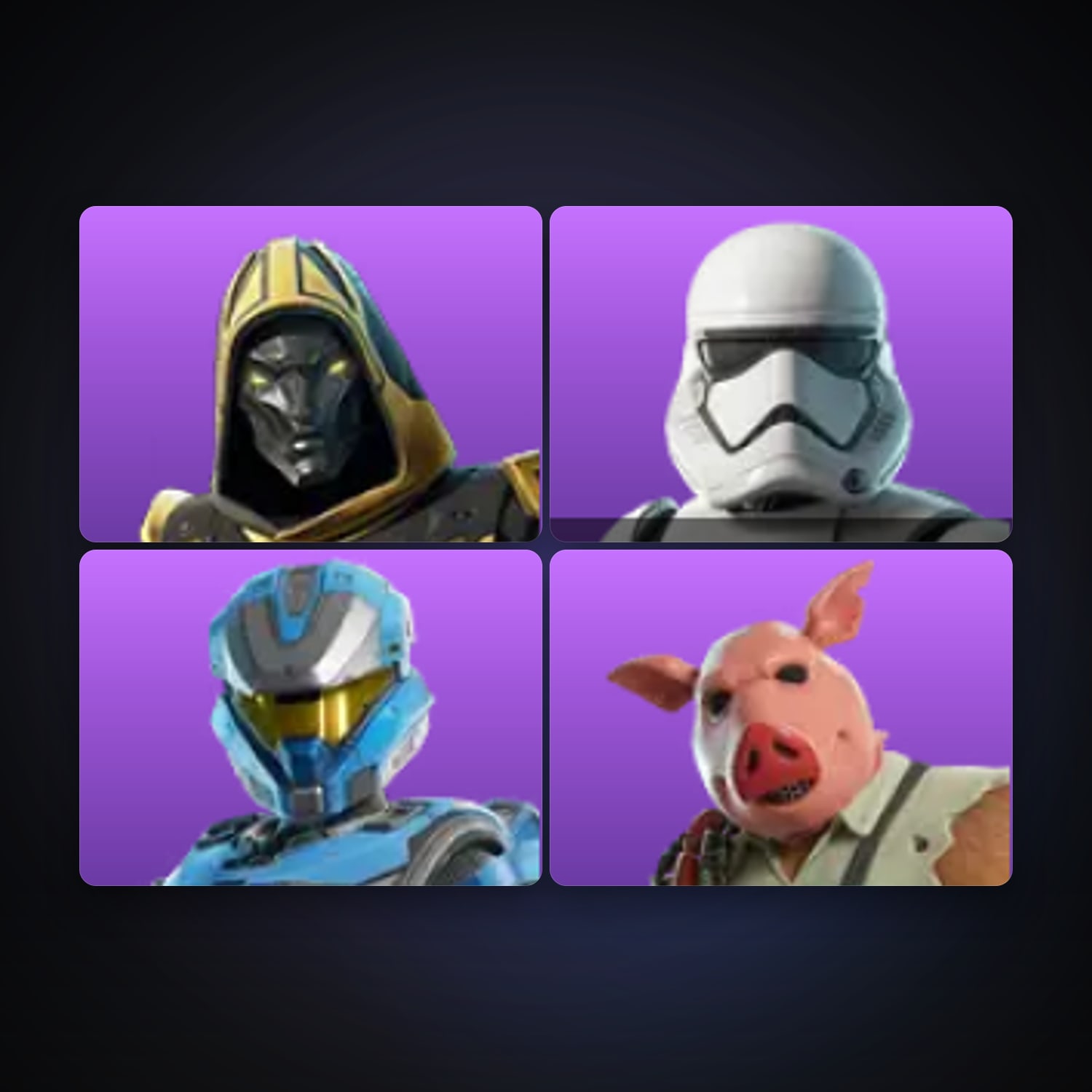 Fortnite | 4 Skins | 200 V-Bucks | Level 752 | 167 Wins — HabibiAccounts